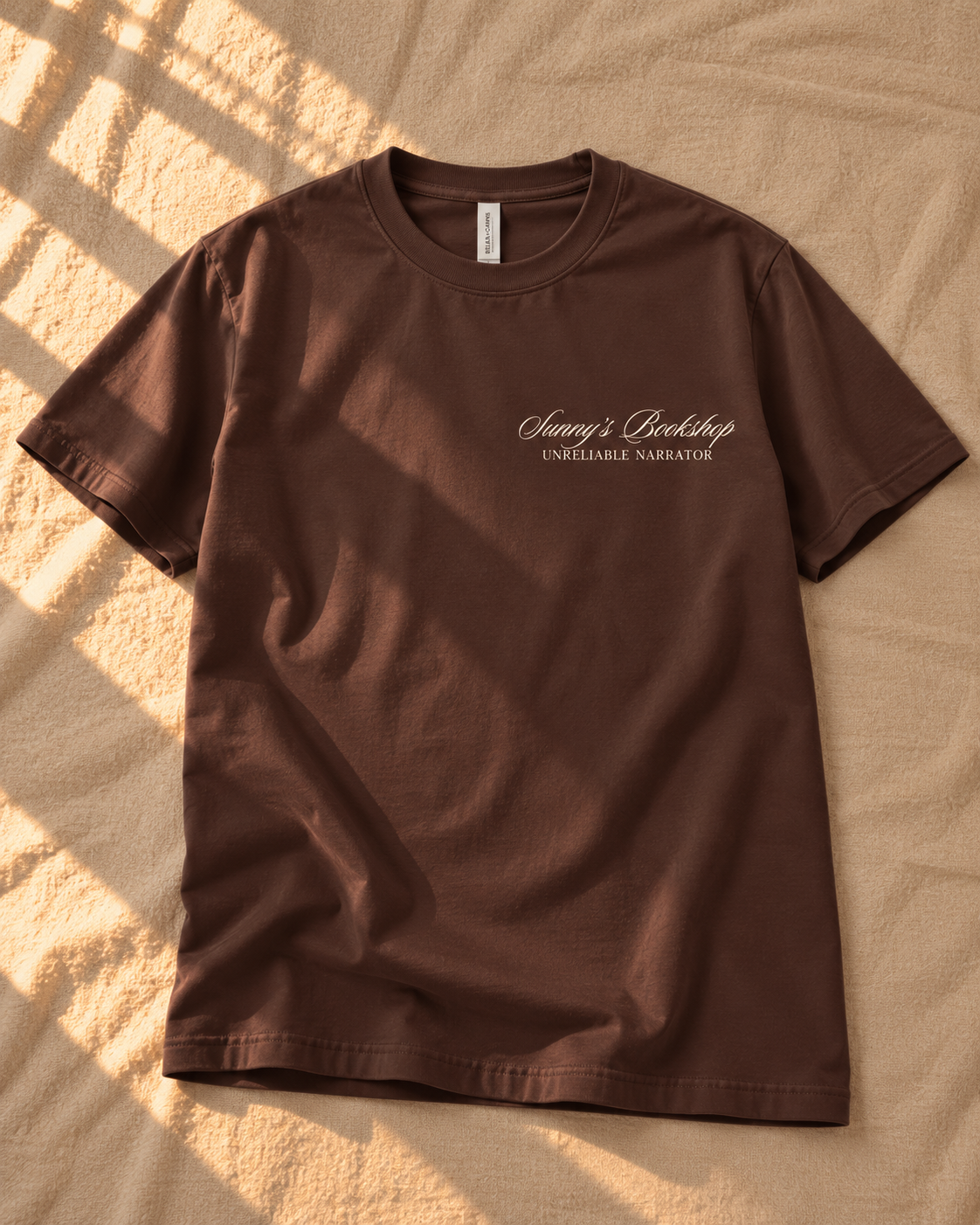 Sunny's Bookshop-cocoa-unreliable narrator-tshirt.png