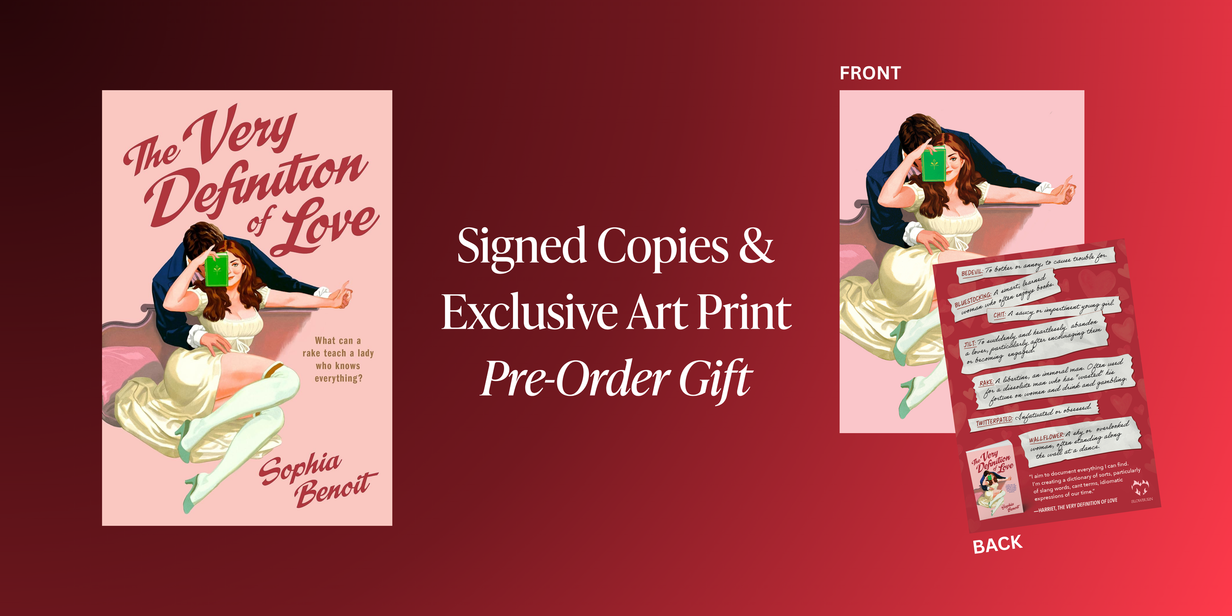 The Very Definition of Love by Sophia Benoit | Signed Book | Art Print | Sunny's Bookshop