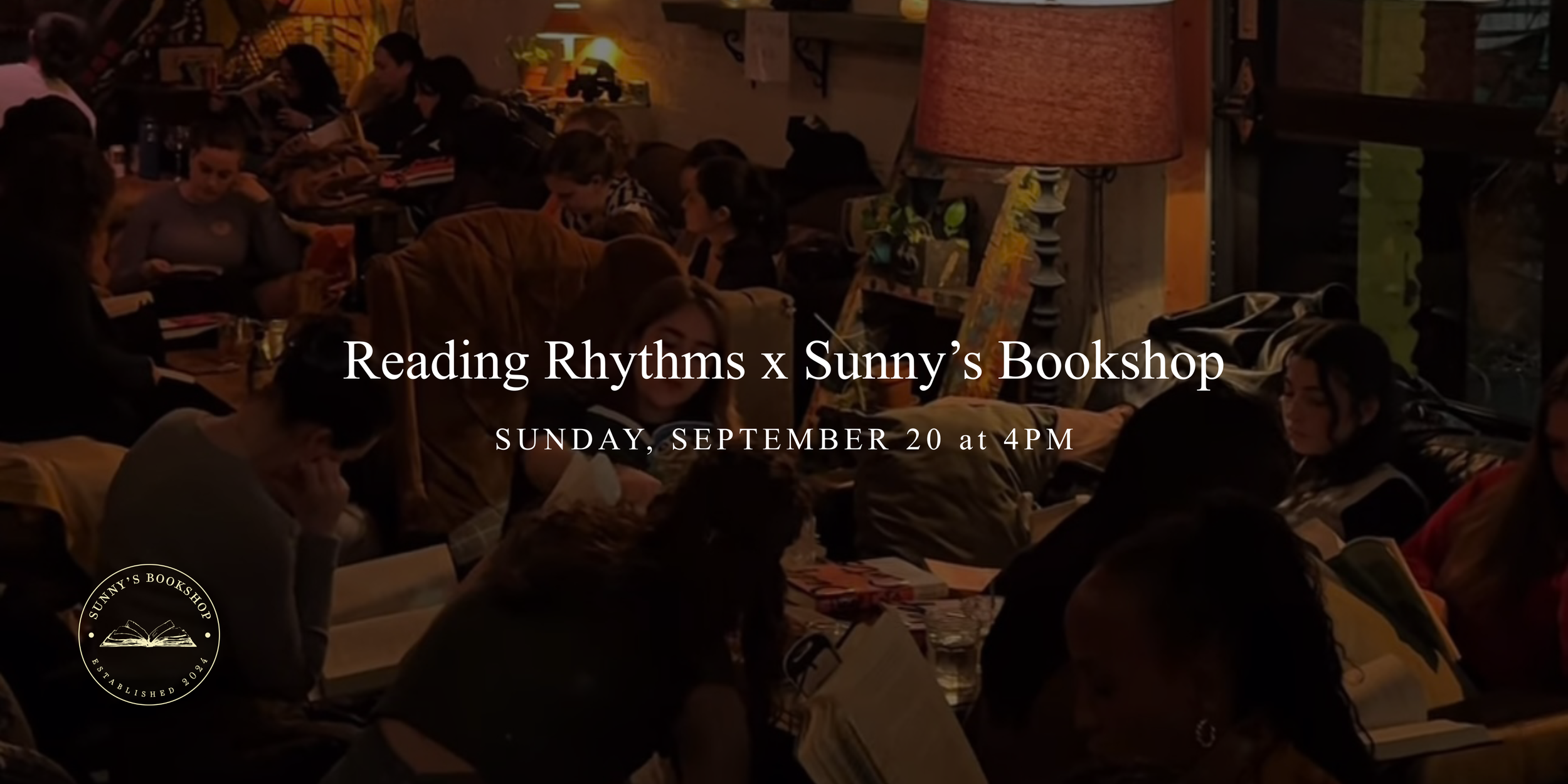 Reading Rhythms at Sunny's Bookshop | Meet Between the Shelves
