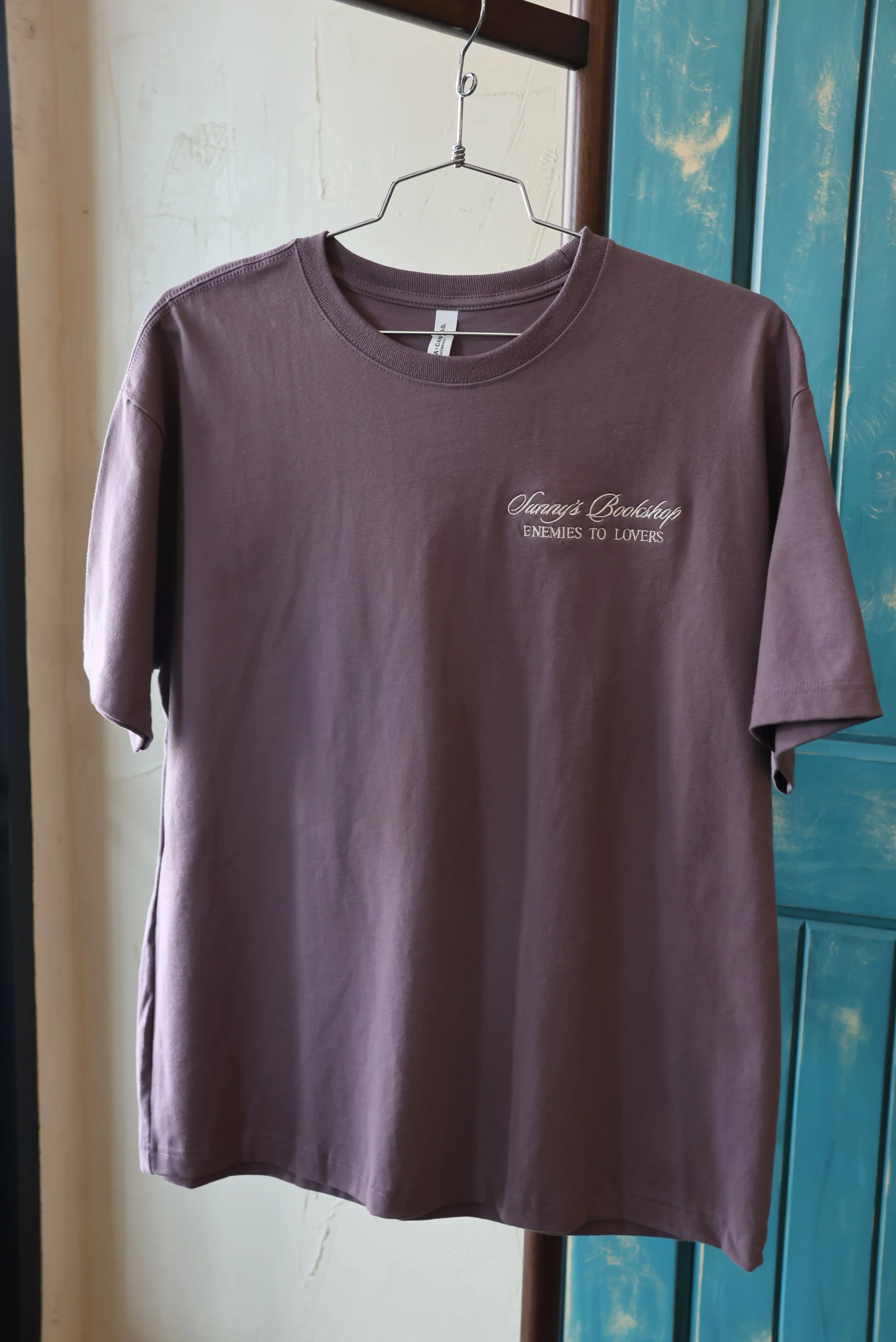 Sunny's Bookshop T-Shirt | Enemies to Lovers Tee | Purple