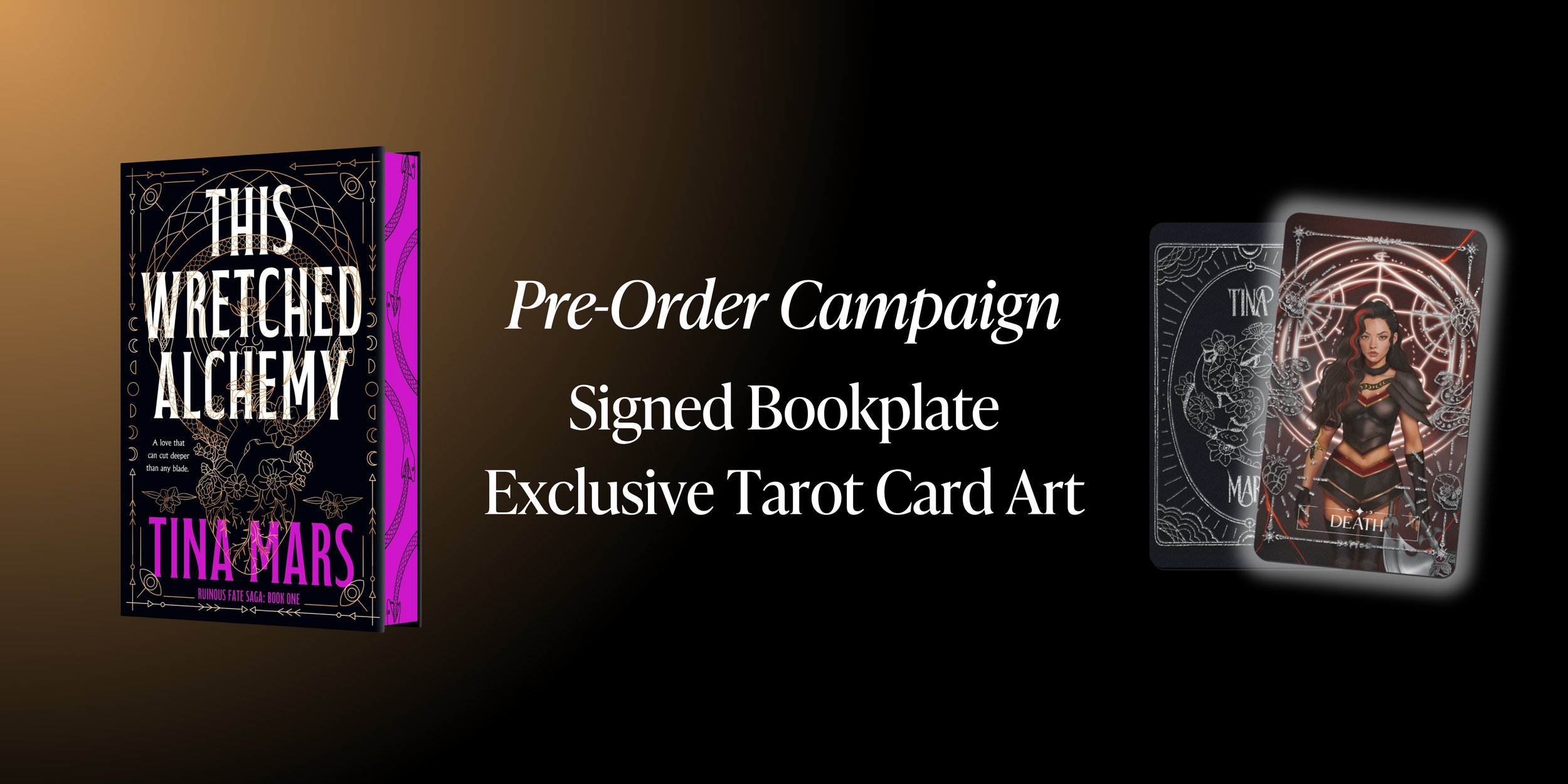 This Wretched Alchemy by Tina Mars |
Signed Bookplate | Art Print | Sunny's Bookshop | Pre-Order Campaign