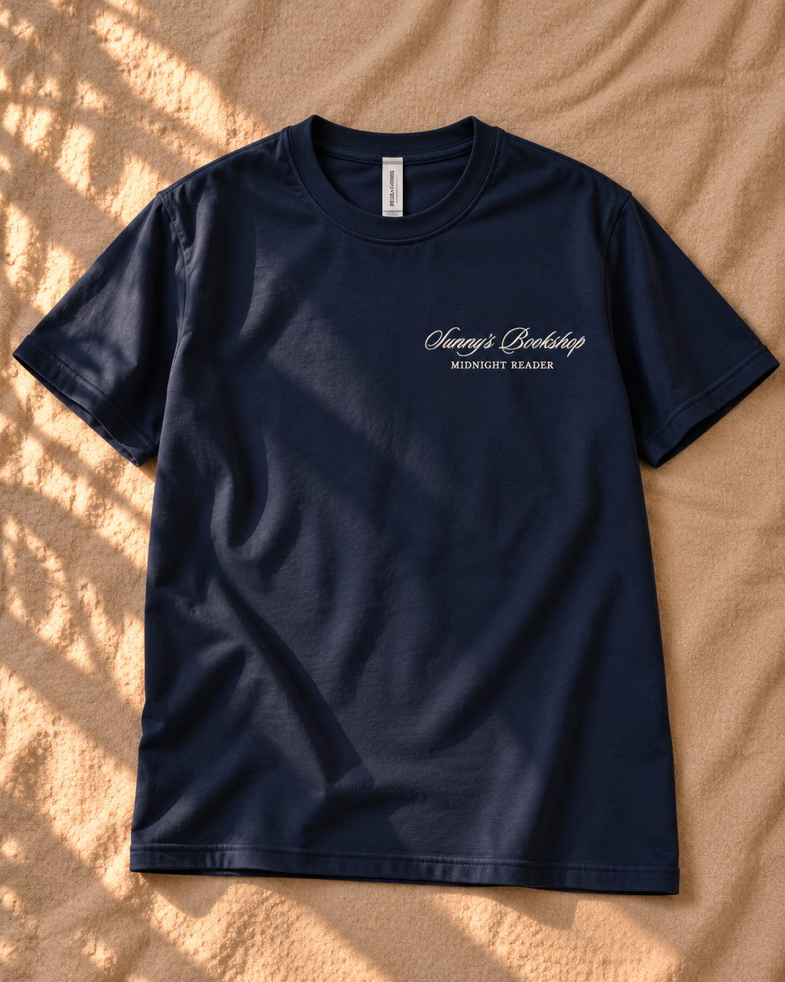 Sunny's Bookshop-navy-midnight reader-tshirt.png