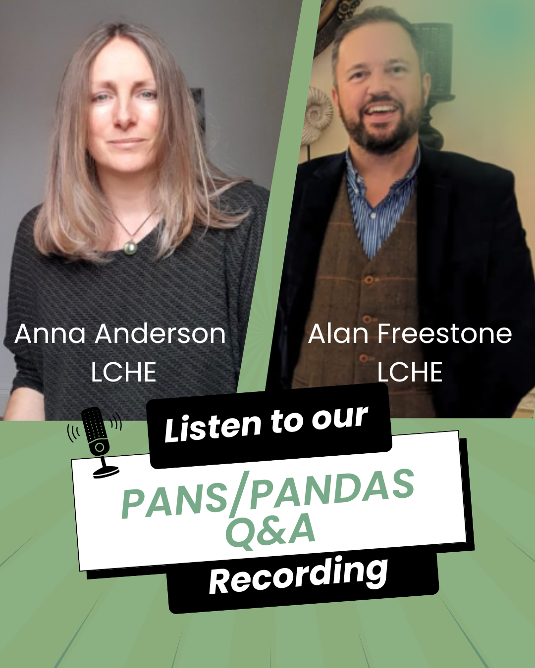 Episode 5: PANS/PANDAS Q&amp;A with Anna Anderson and Alan Freestone