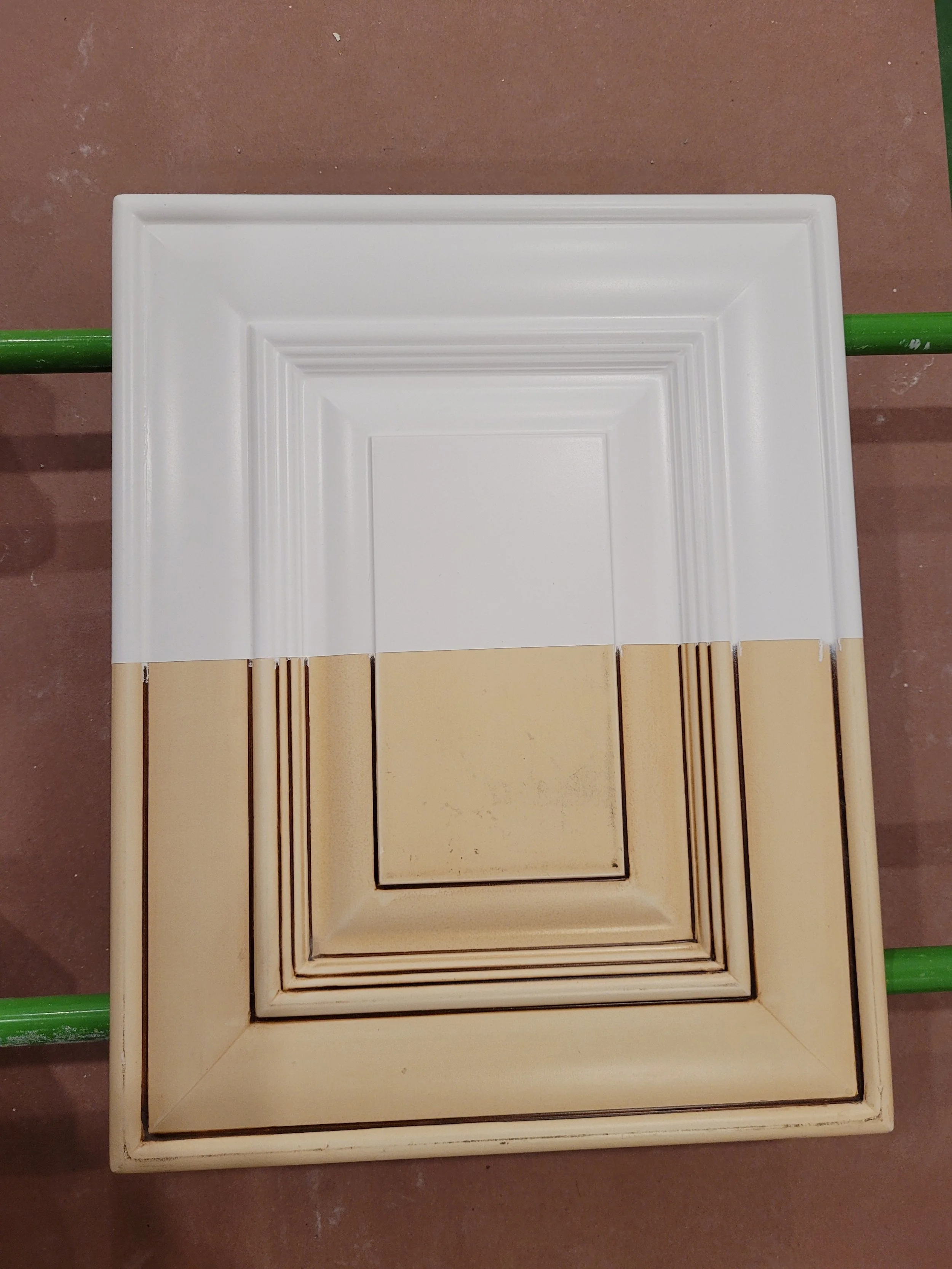 peinture d'armoires de cuisine