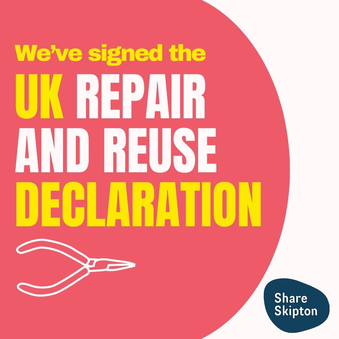 We're happy to announce that we have signed the Repair and Reuse Declaration!🌱🛠♻

It asks the government to protect consumers and the environment through making repair and reuse more affordable, accessible and supported. 

If you want to find out m