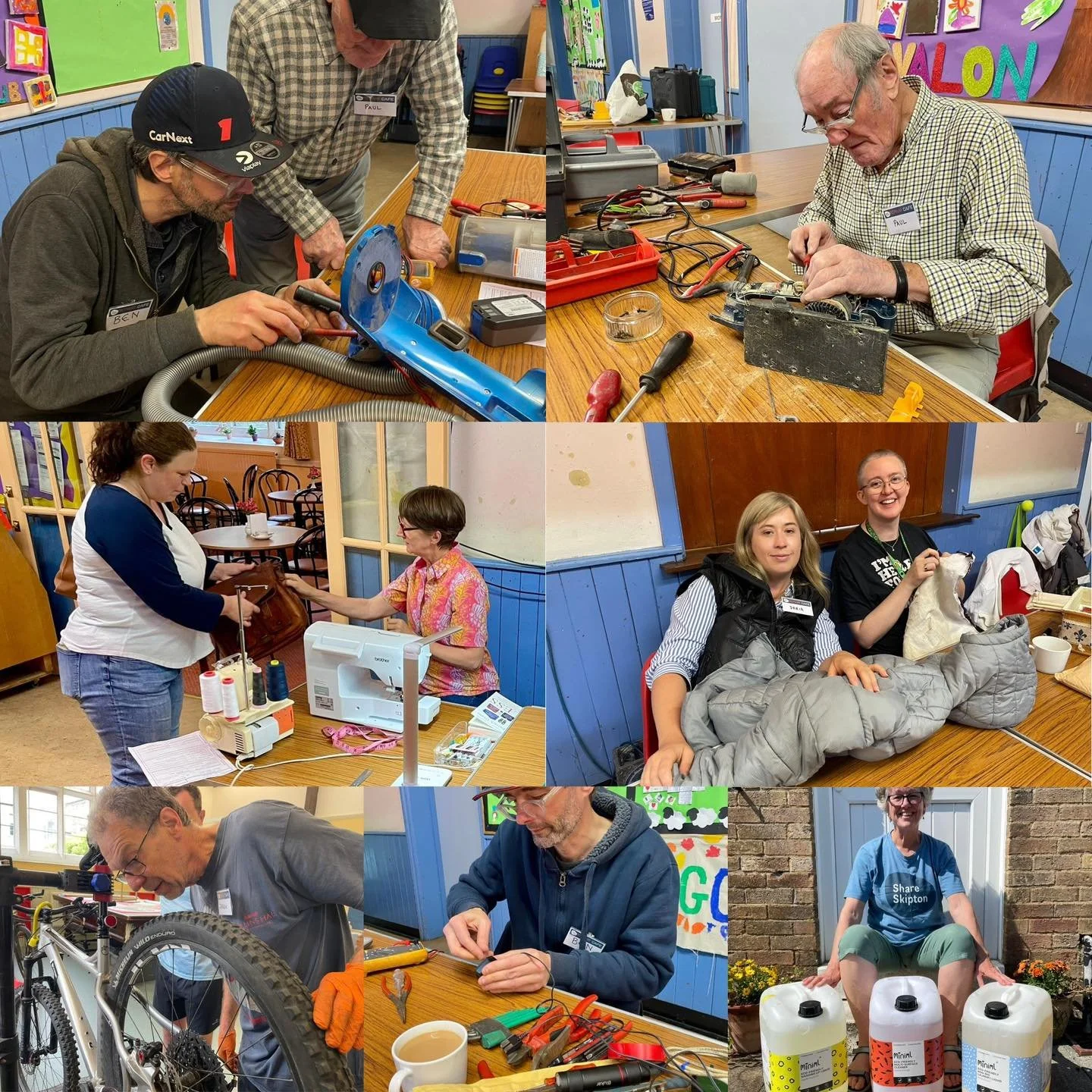 The Share Skipton Repair Cafe is back this Saturday - 25th October - 10am-1pm - at St. Andrew’s Church hall! ♻️
This month we’ll have repairer stations for the following areas: 
⚙️general mechanical and electrical
🧶fabric and textiles
?
