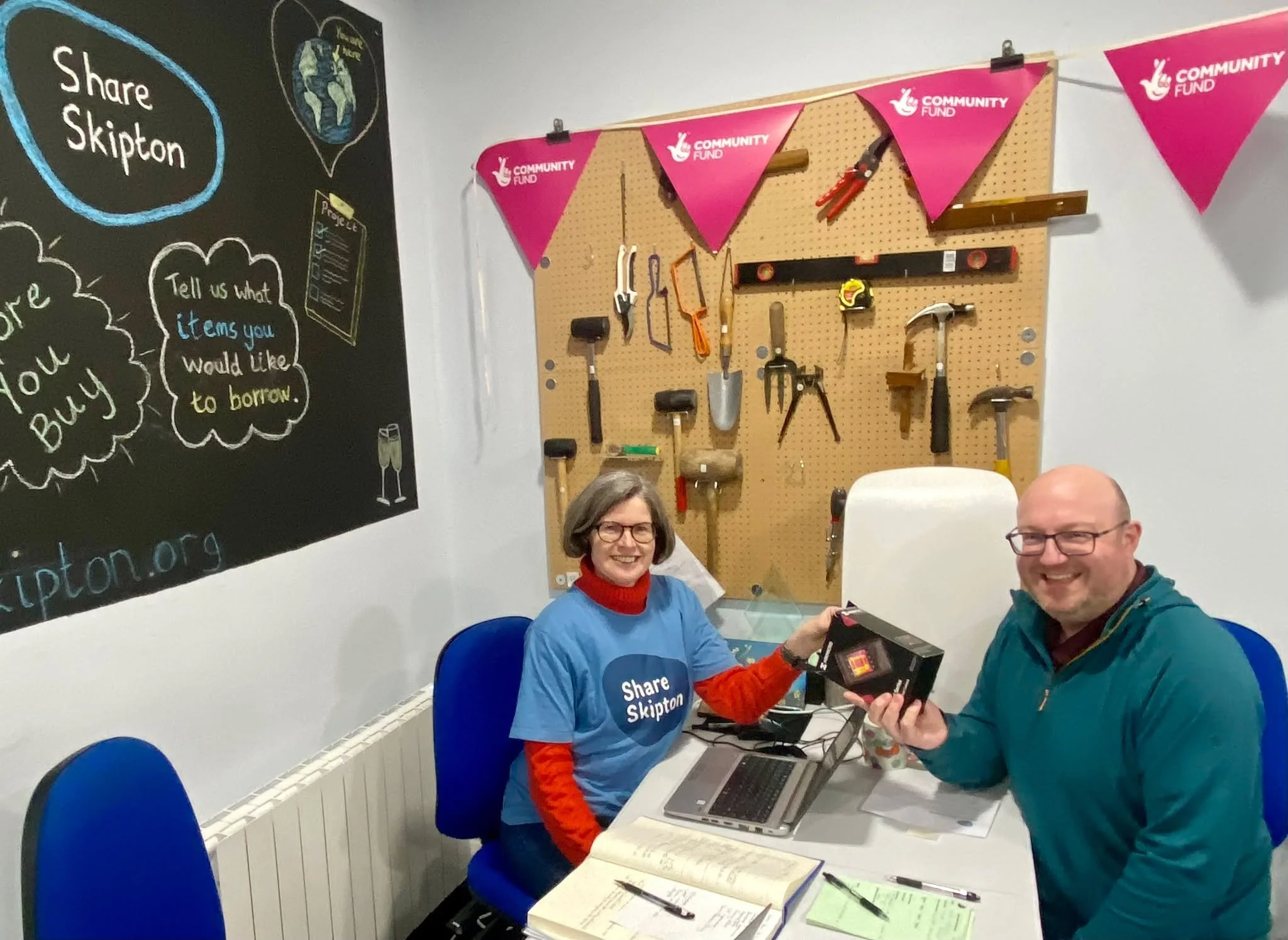 Today was the first time we opened on a Friday, and Stuart from Your Skipton Radio was our first Friday customer! He was returning a thermal imaging camera, which is one of our more popular items.

Just a reminder that we are now open 4 sessions a we