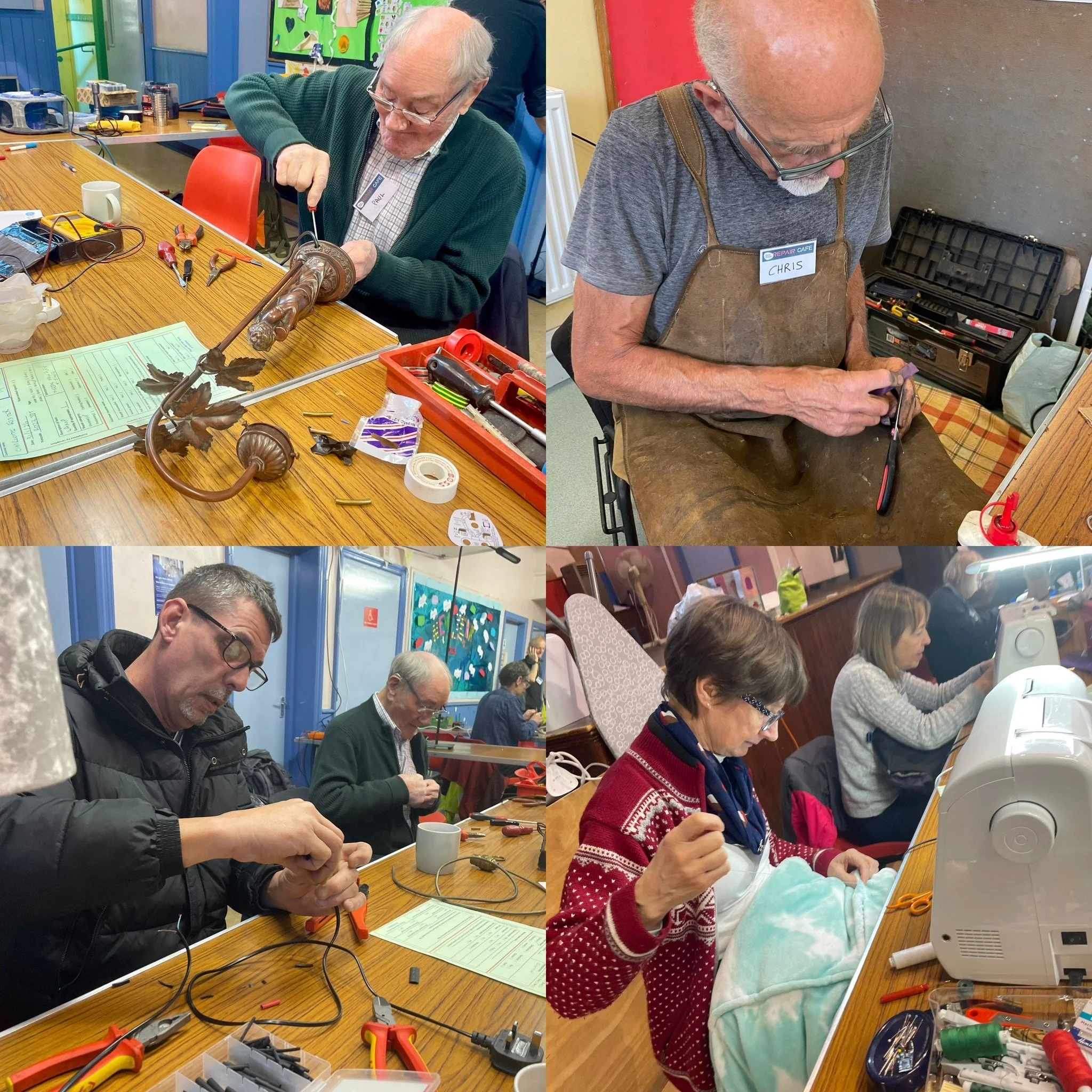 The Share Skipton Repair Cafe is back this Saturday - 28th February!

Our confirmed repair categories are: 
Jewellery
Blade sharpening
Bikes
Textiles &amp; Knitwear
General &amp; Mechanical
Electrical
Carpentry/woodwork!
&hellip;and refills from &lsq