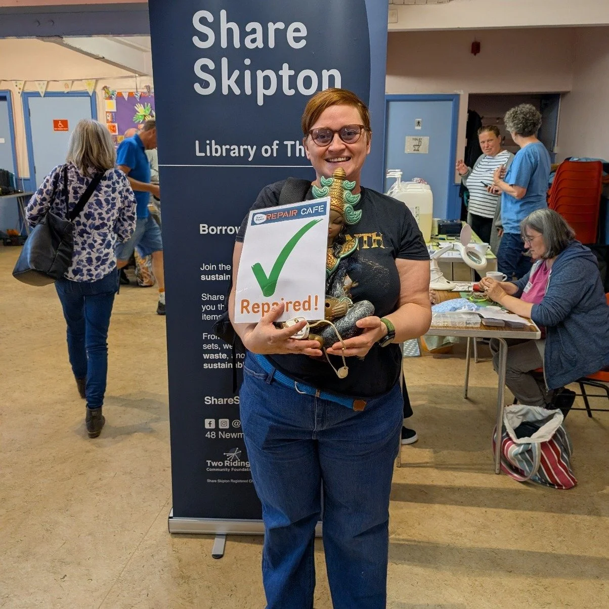 🛠 Got a random broken thing at home? Bring it along!

From glue repairs to little household fixes, our volunteers love a challenge 💚

🗓 Sat 30th May
📍 St Andrew&rsquo;s Church Hall
⏰ 10&ndash;1

#RepairCafe #ShareSkipton #FixDontThrow