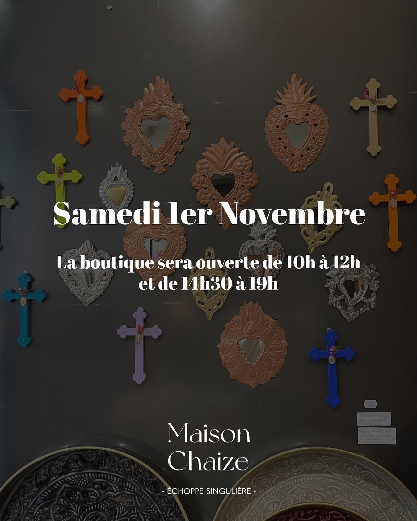 Samedi 1er Novembre, la boutique reste ouverte pour vous présenter toutes les nouveautés canons reçues cette semaine ! 😍🍂