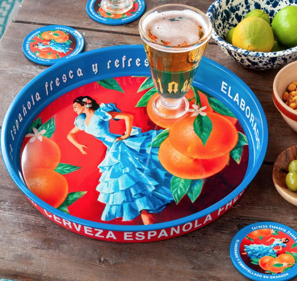 Plateau de service Cerveza