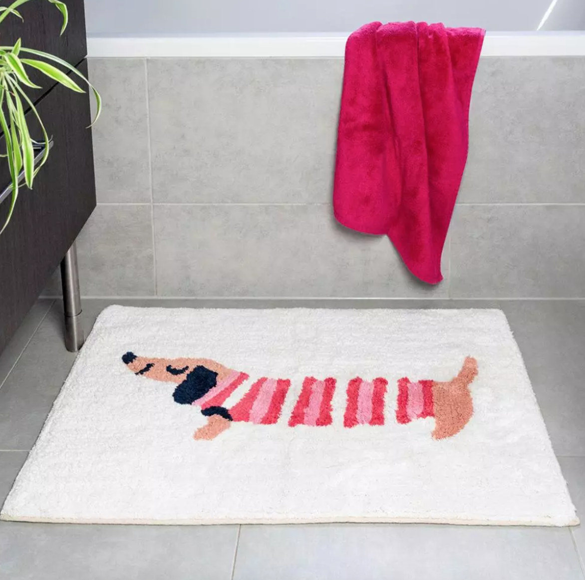 Tapis de bain Teckel