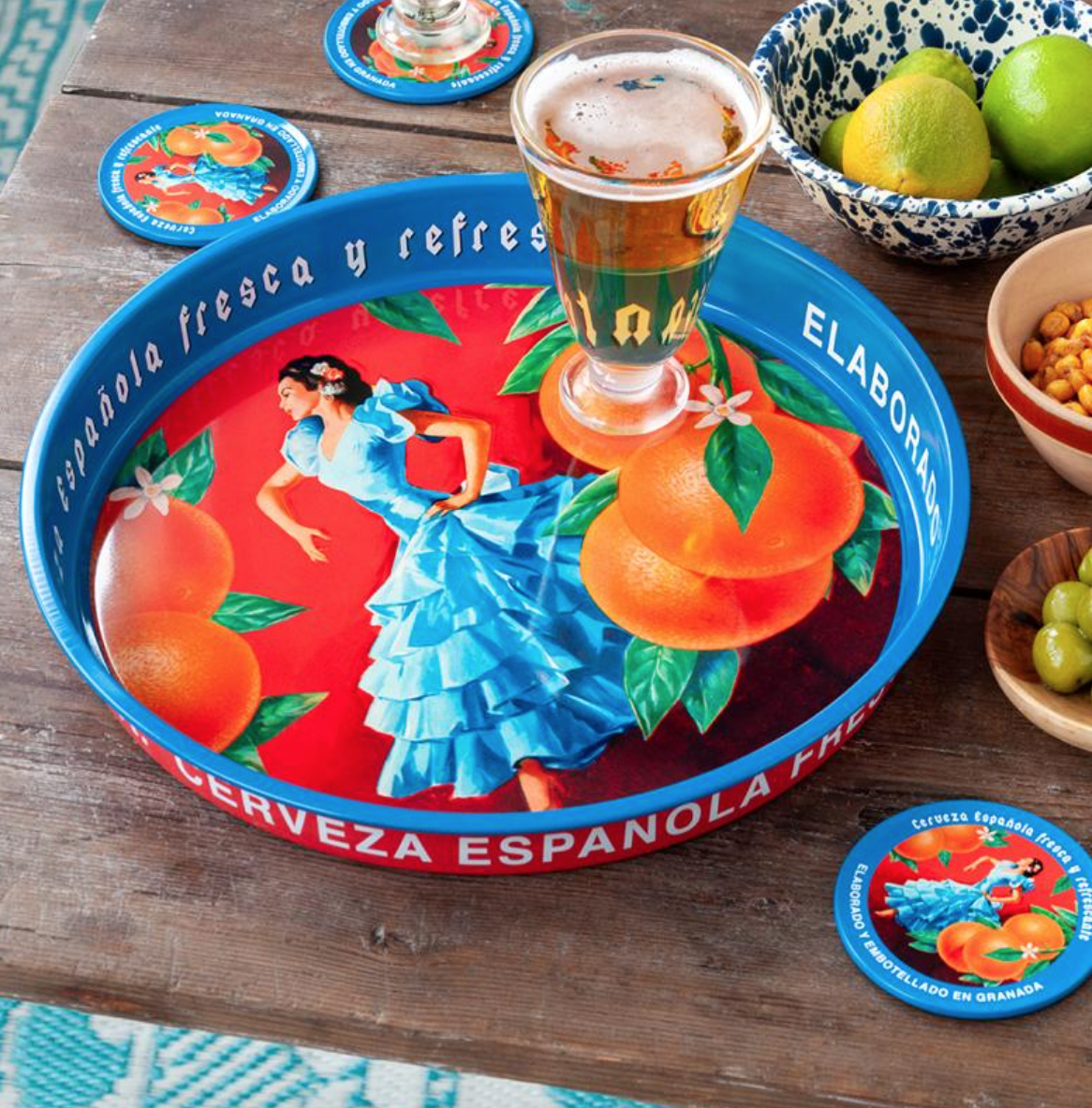 Plateau de service Cerveza