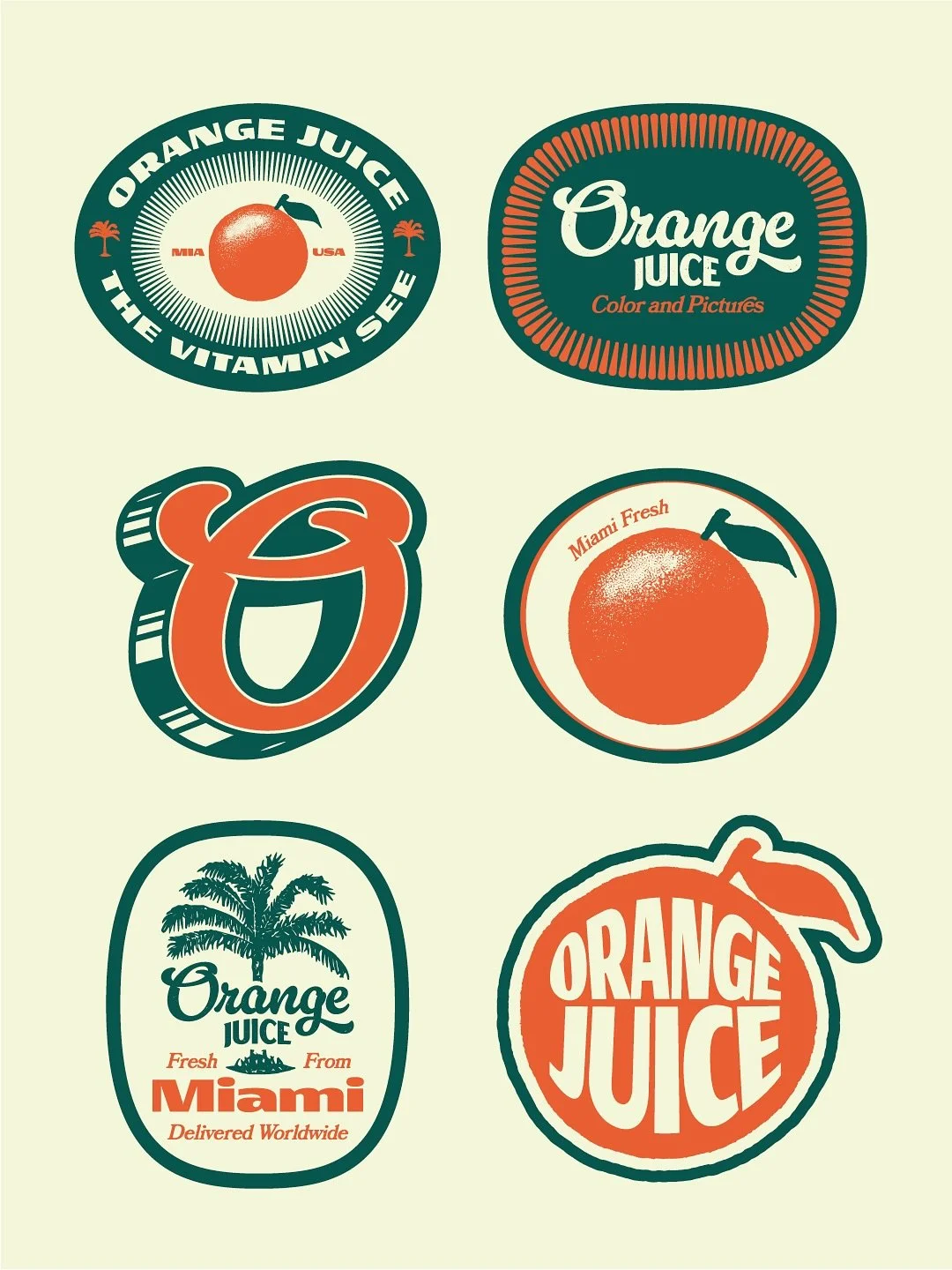 Freshly Squeezed: Orange Juice is a Boutique Cinematic, Post-Production company, specialising in colour grading and finishing.

Hailing from Miami, Orange Juice wanted  a retro but fresh take with its identity, lending itself to its namesake and play