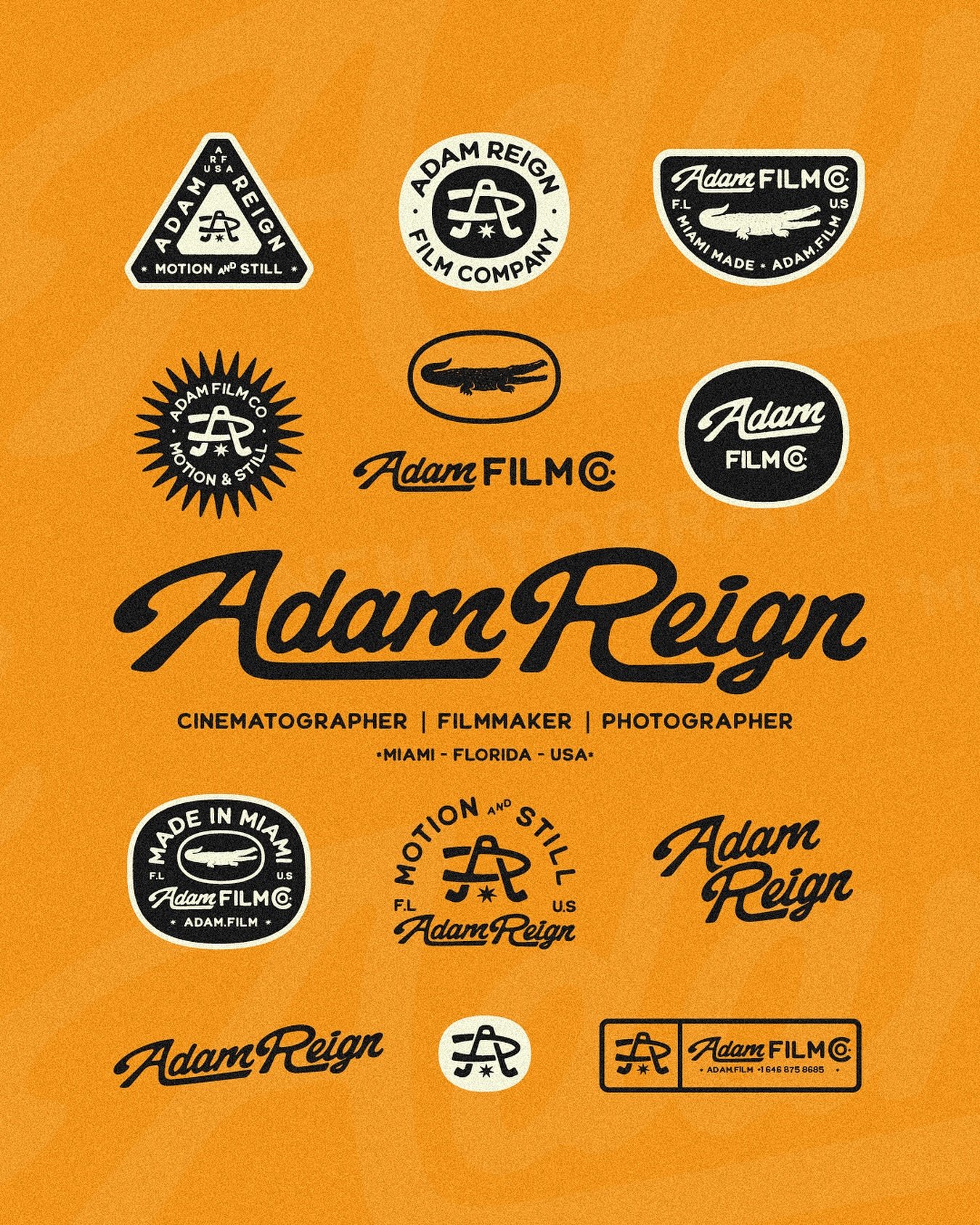 AR 3/3 : Oooooops! I completely forgot to post this a couple of weeks back. Order to the grid is restored with this final look at the set for my guy @adamreign 
 
Stay Rad!

RADCo: Branding / Illustration / Graphics

Looking for some RAD designs: I a