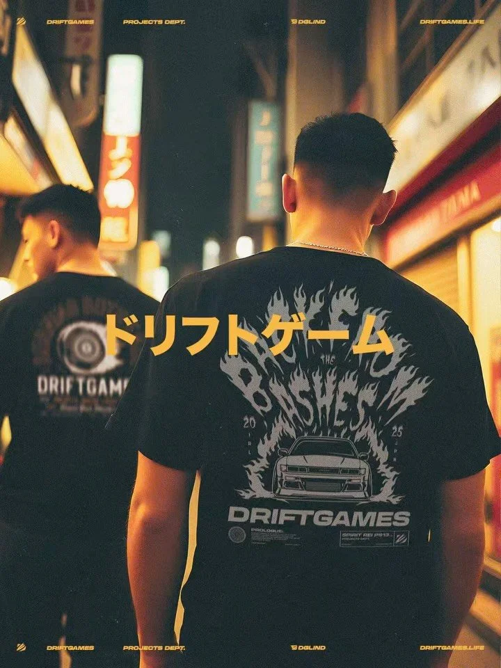 Looking back at some of the merch graphics created for those popular lads on YouTube - DriftGames. This was such a cool project to work on and feel very honoured to have the opportunity to work with such a cool brand. Created a whole bunch of graphic