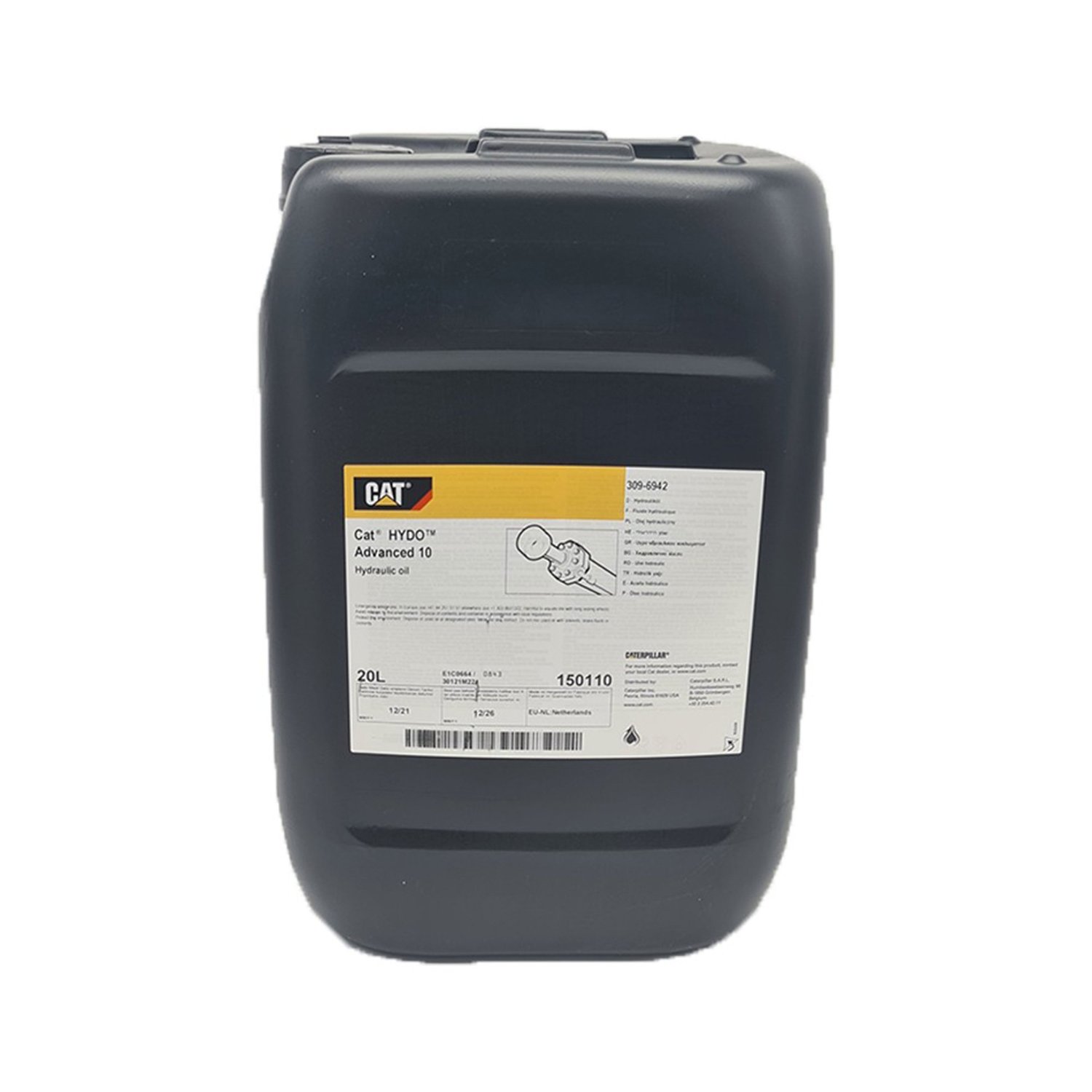 Hydraulic Oil / Cat Hydo Advanced 10, ISO 46 / SAE 10W / 309 6942 