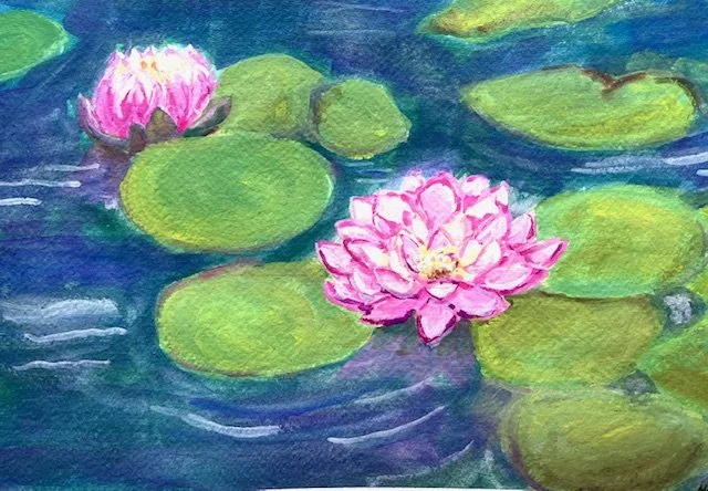 Pink Waterlilies