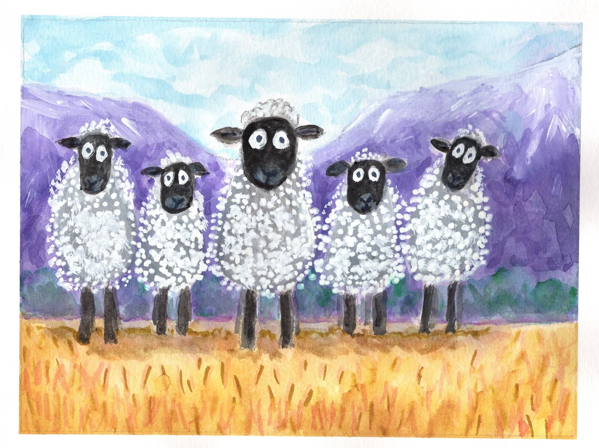 Funny sheep