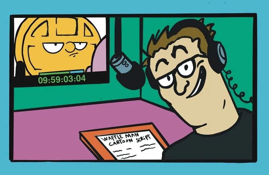 Would you want to see Waffle Man become an animated show? #self #selfportrait #portrait #funny #cartoon #comic #comicbook #comicbookart #artist #cartoons #cartoonist