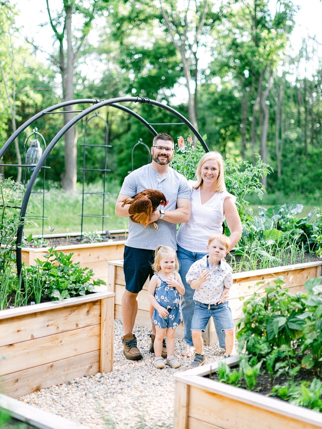 Designed to Nourish 
~another family kitchen garden favorite

There is nothing better than to watch a family grow in the garden.  And I've been lucky enough to be a part of it! 

A few thoughts that come to mind about this family &amp; their garden:
