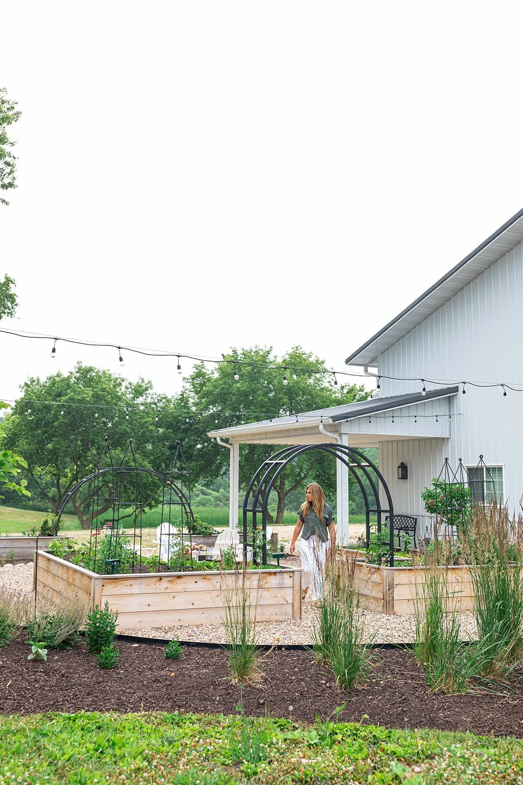 Custom Garden Design: Modern Farmhouse Kitchen Garden — Katie Oglesby ...