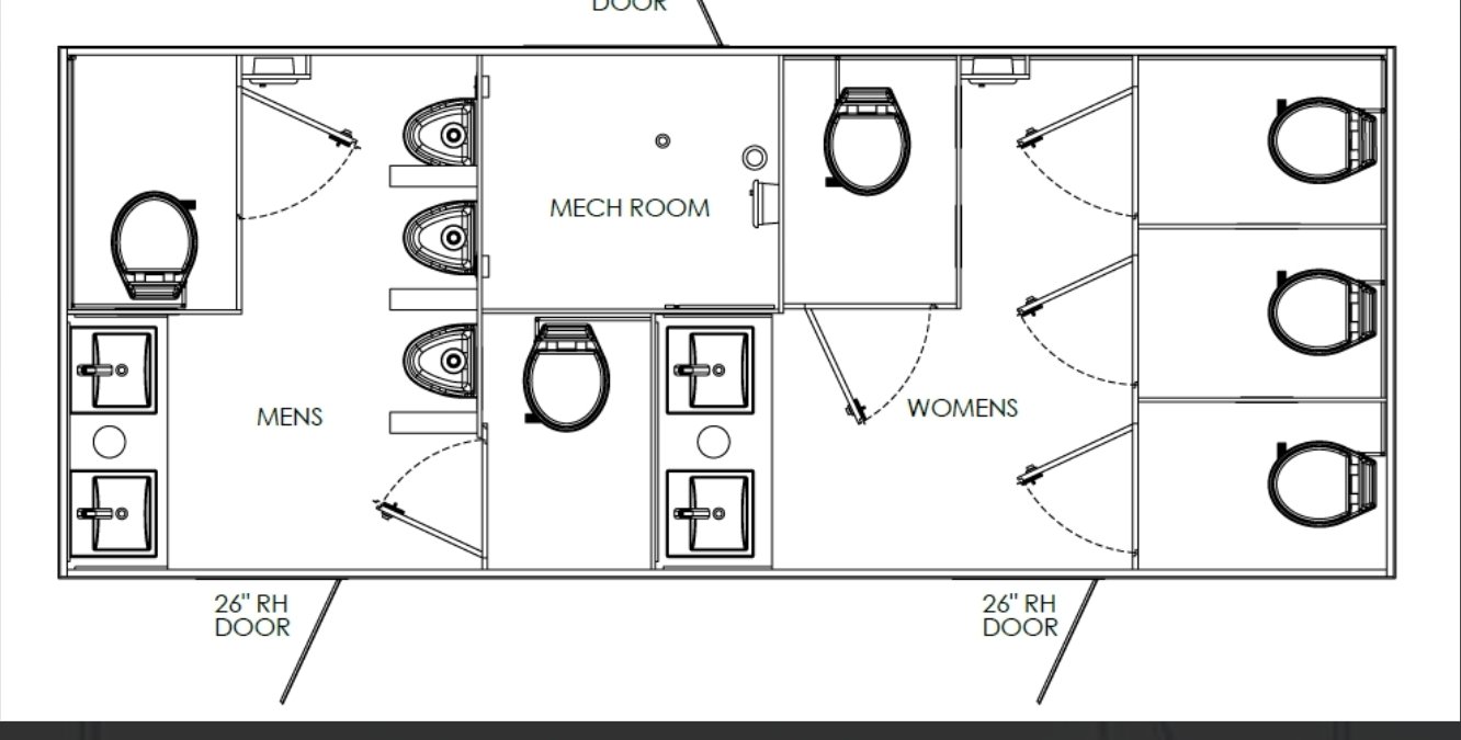 9-Stall Floor Layout