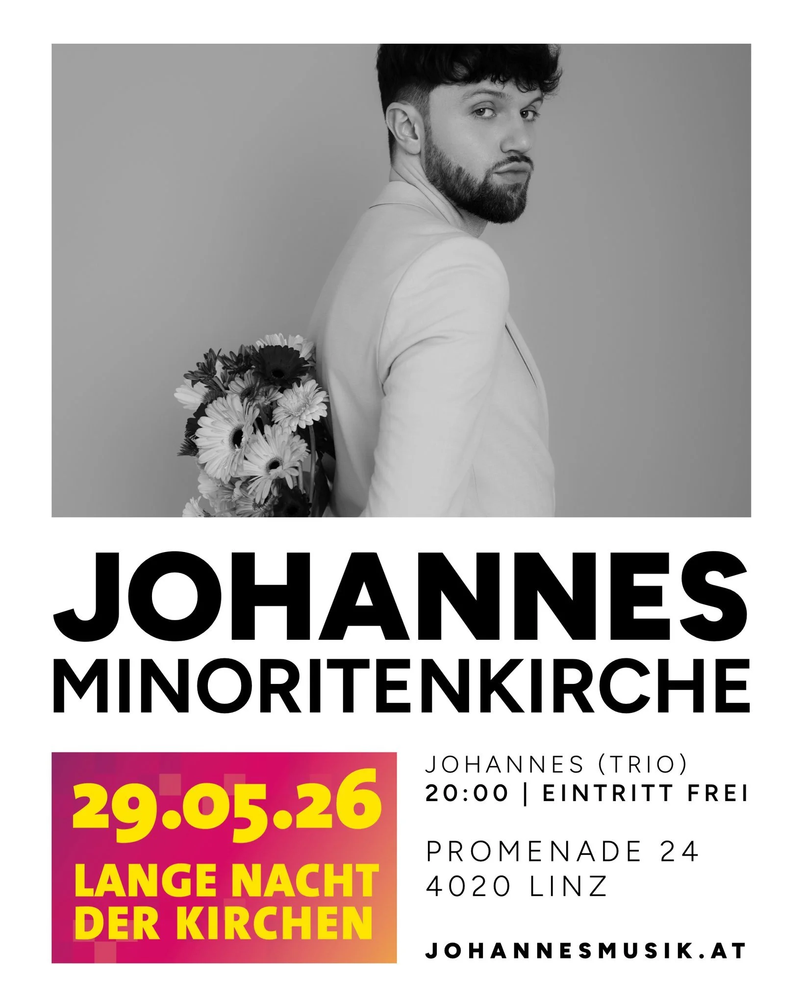 Wir sind auch dieses Jahr wieder bei der Langen Nacht der Kirchen am Start - das ist der Tag, an dem unz&auml;hlige Kirchen in ganz &Ouml;sterreich ihre Pforten daf&uuml;r &ouml;ffnen, zu Konzertb&uuml;hnen f&uuml;r alle m&ouml;glichen Arten der Kult
