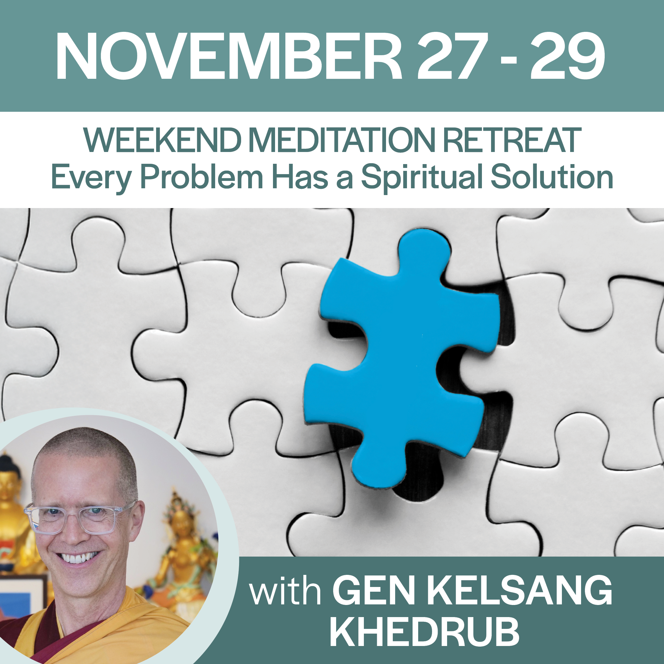 Weekend Meditation Retreat: Every Problem Has a Spiritual Solution