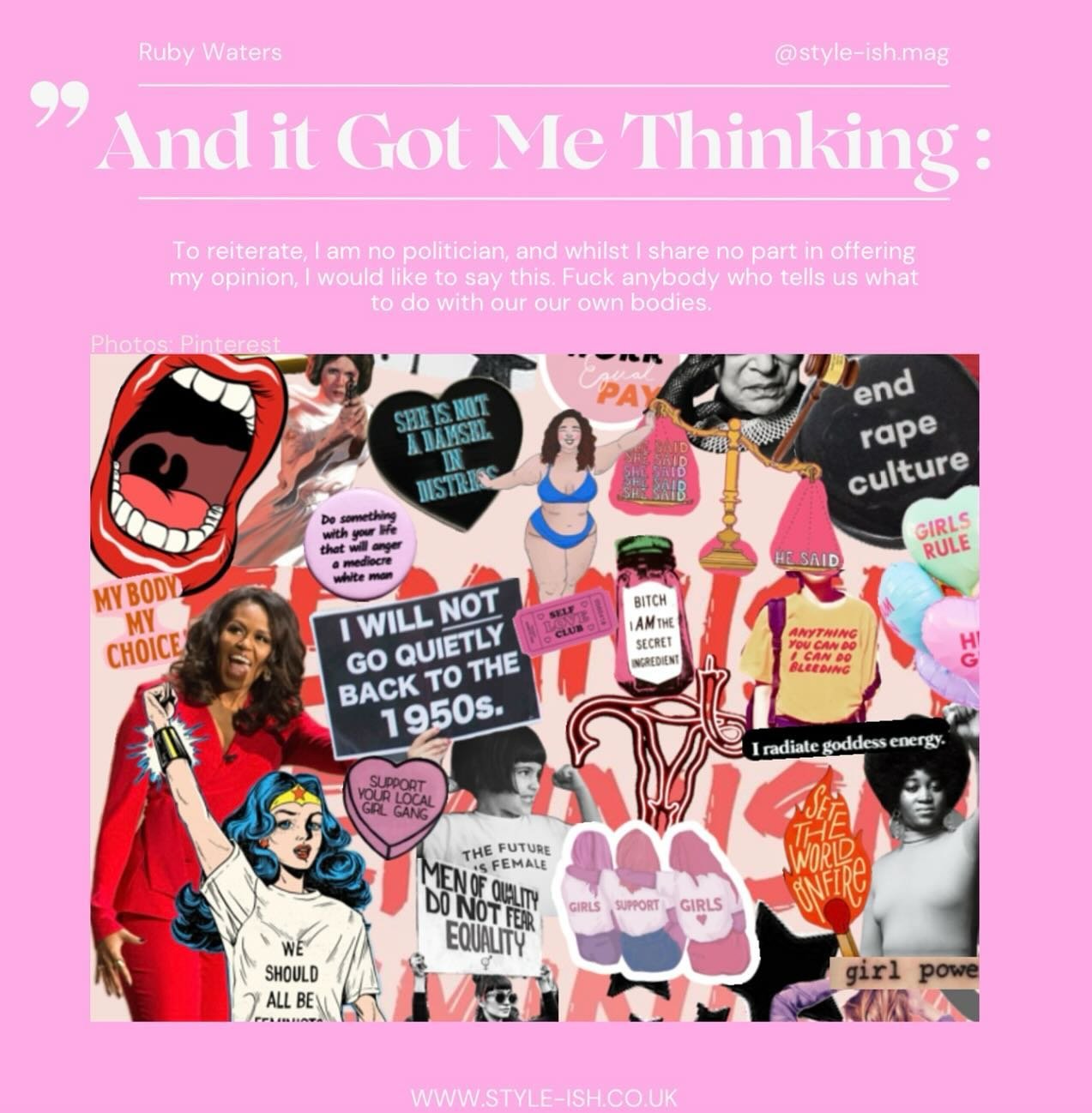 This Wednesdays instalment of It got me thinking is now live, it&rsquo;s a really important read, LINK IN BIO

#explore #like #follow #share #comment #magazine
