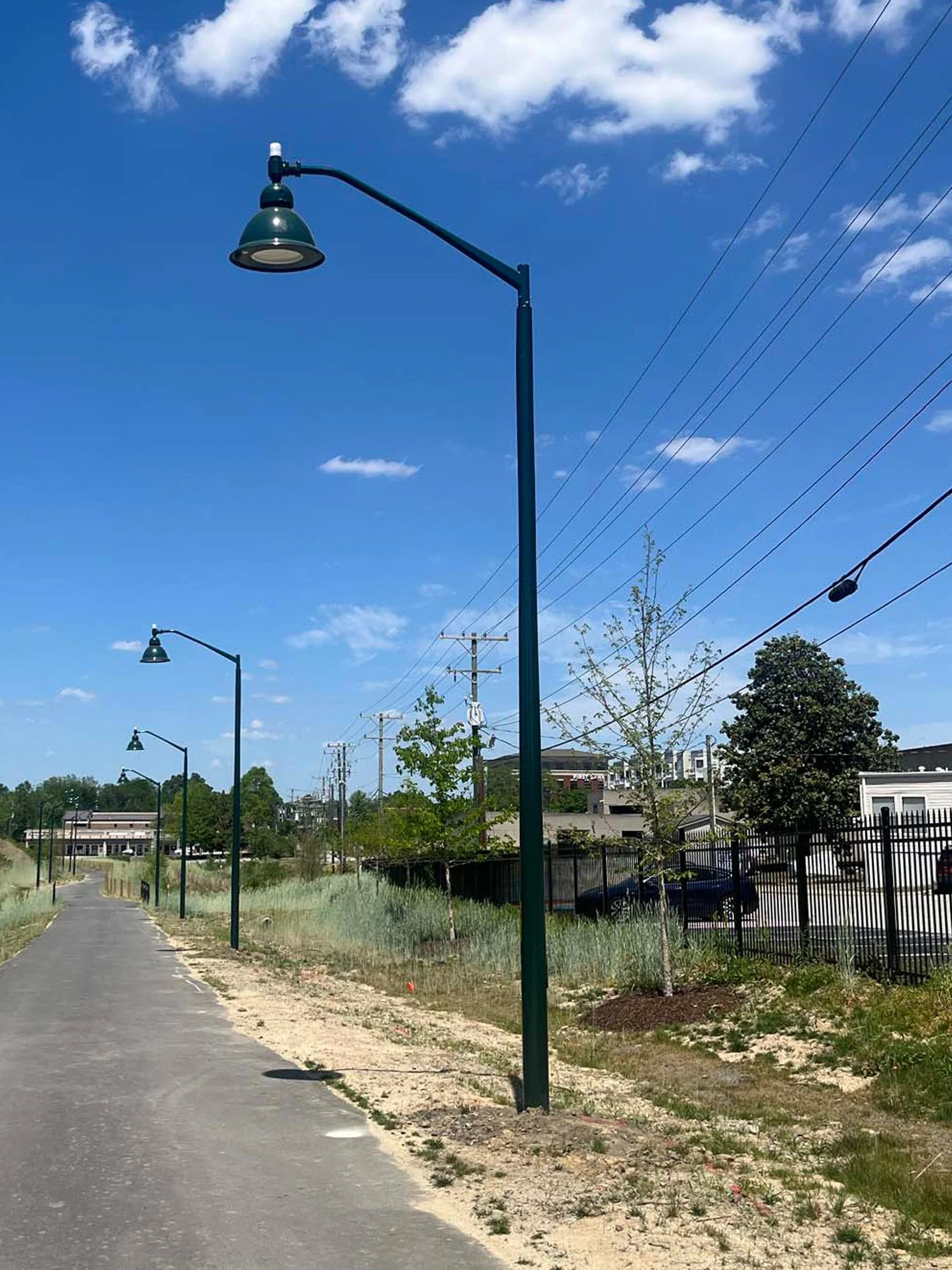 Lighting now in place along the Western Branch
