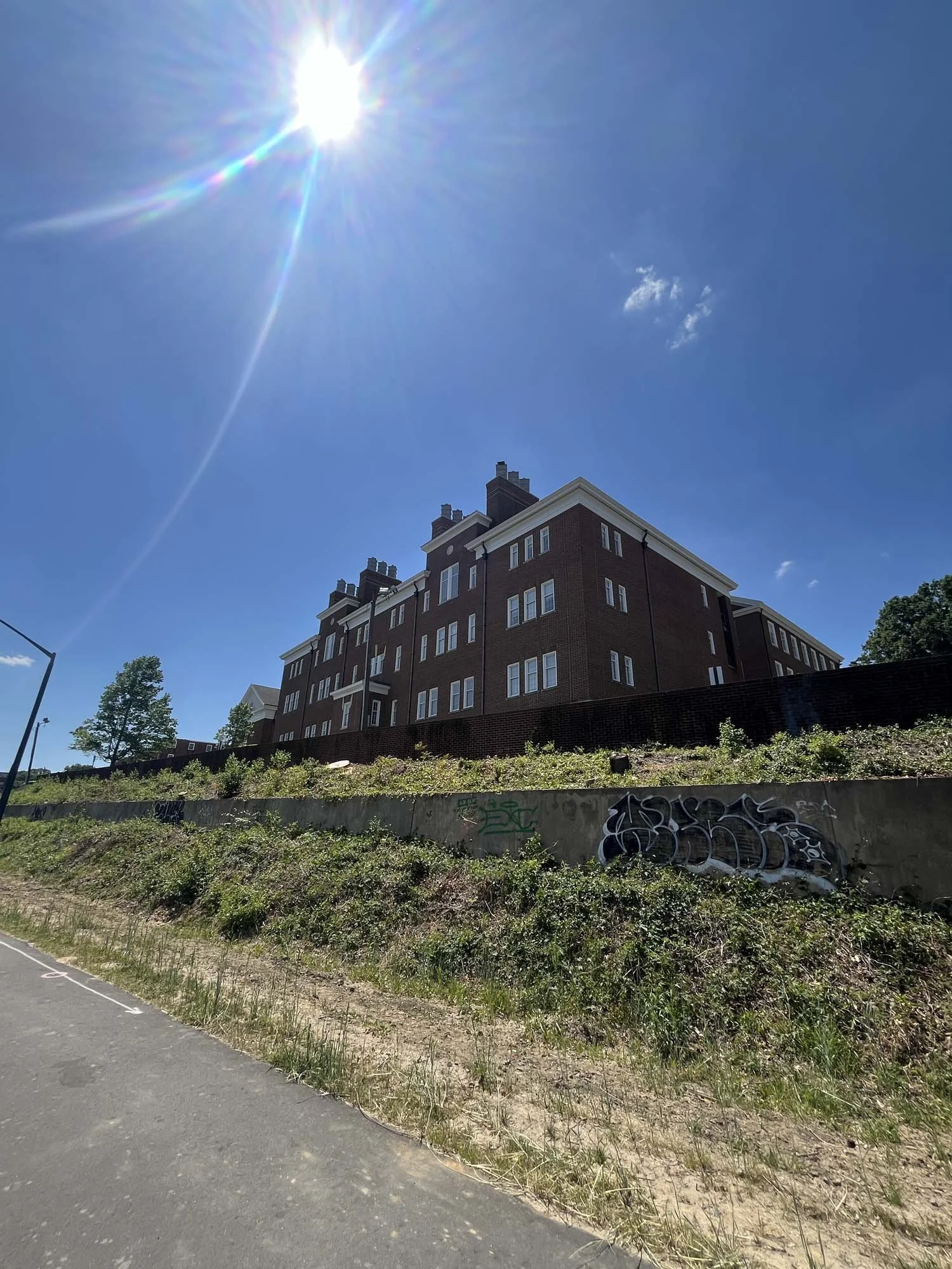 Western Branch along Greensboro College