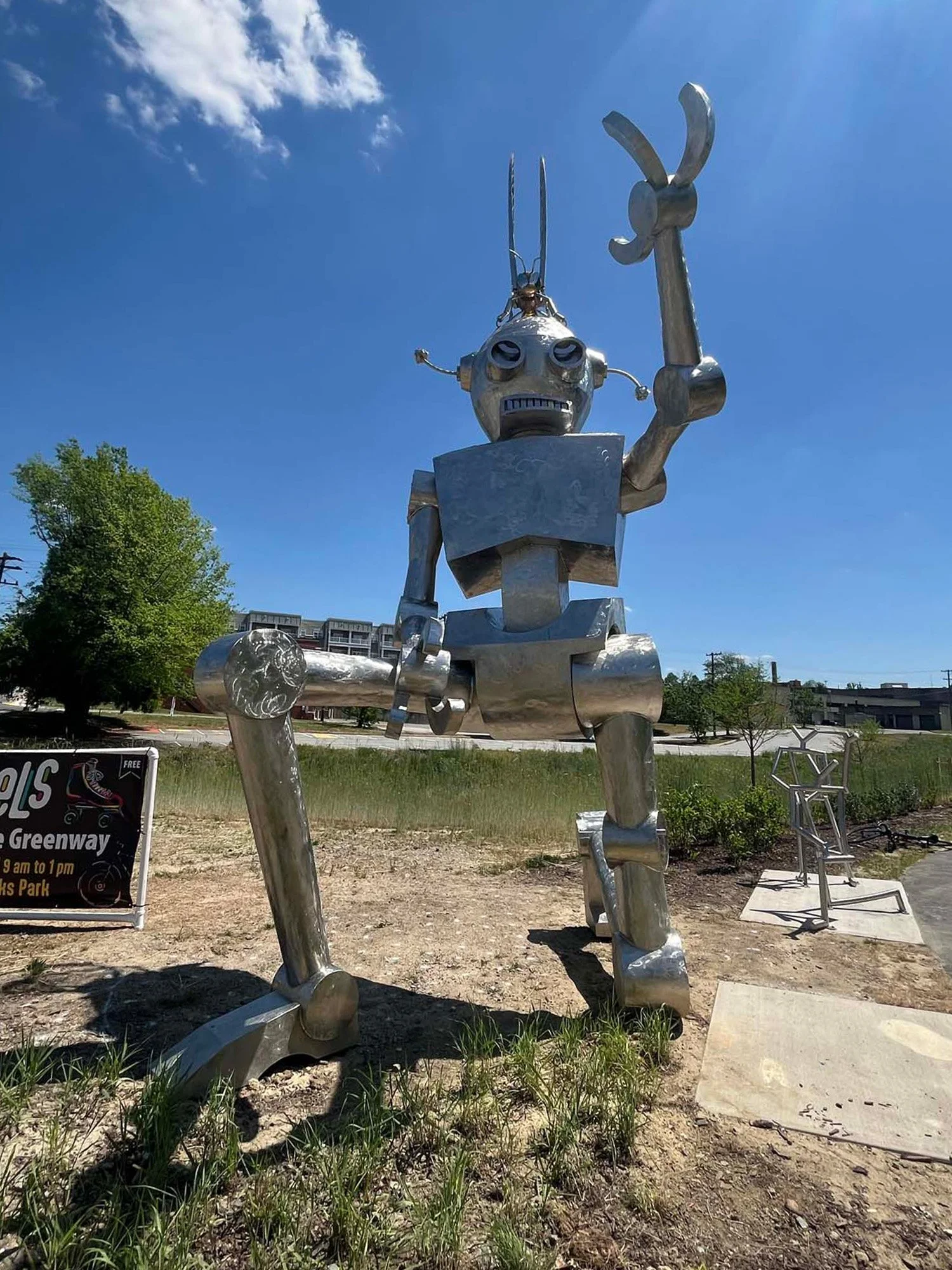 Public Art: "May-Bee and the Bot (in the Uncanny Valley)"