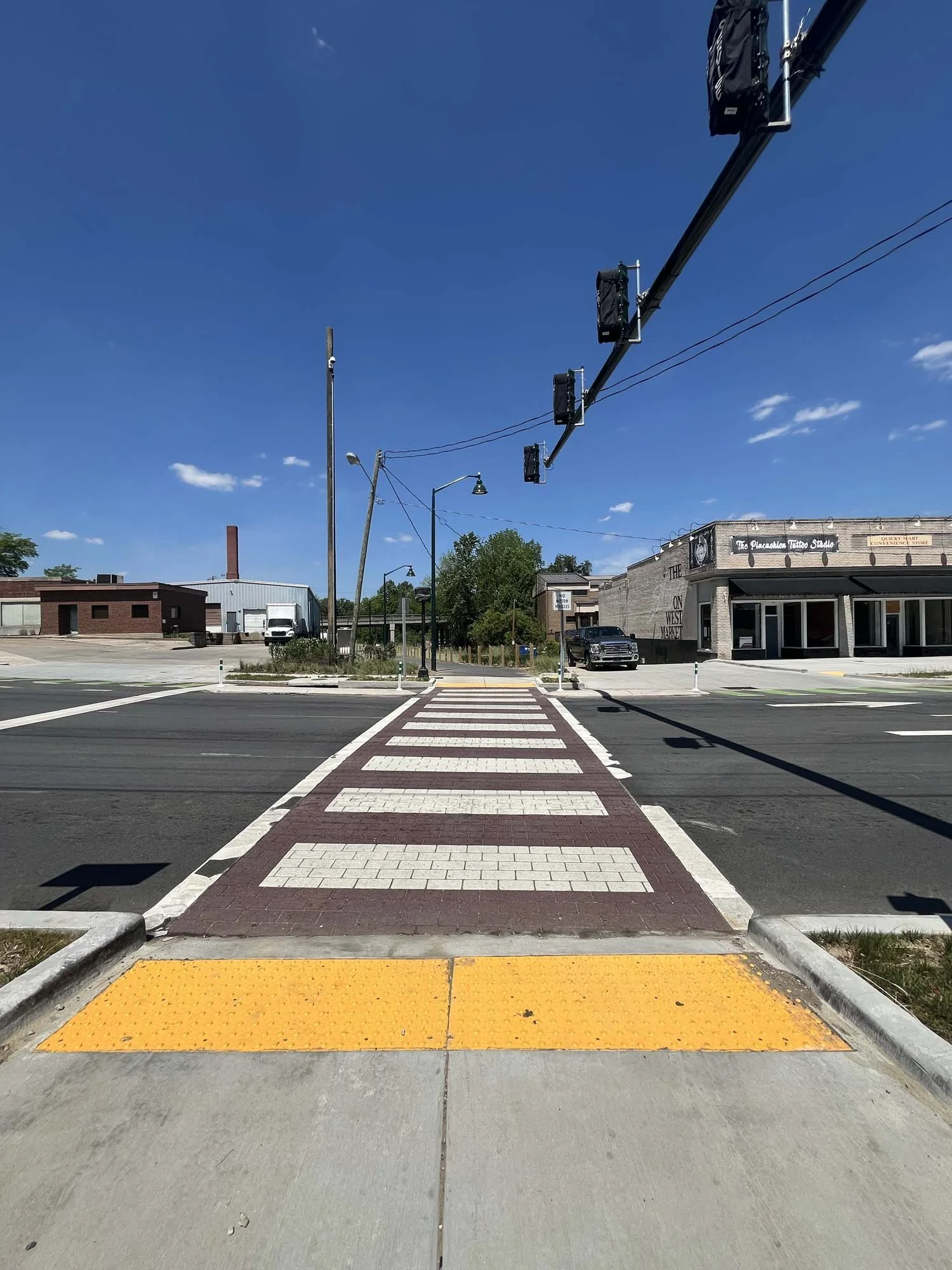 Crosswalk at W Market St