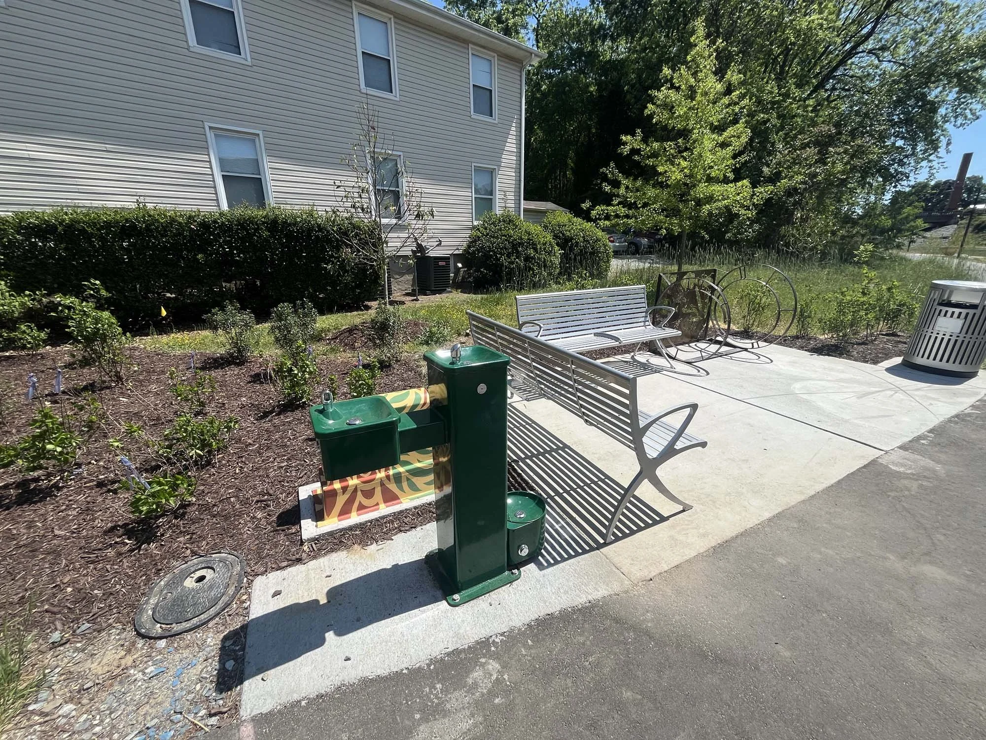 Seating and Water along the Western Branch