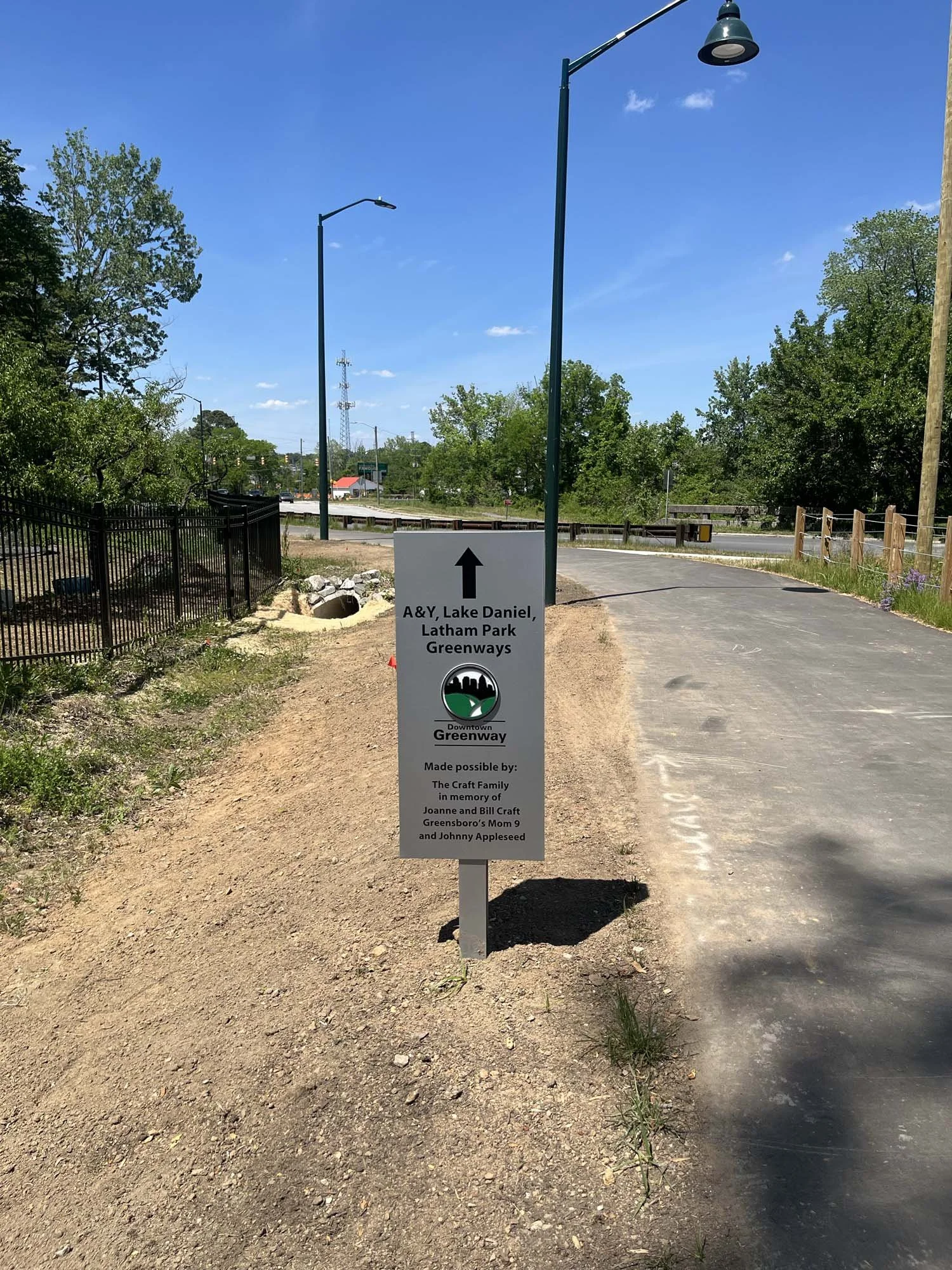 Lake Daniel Park &amp; Latham Park Greenways ahead