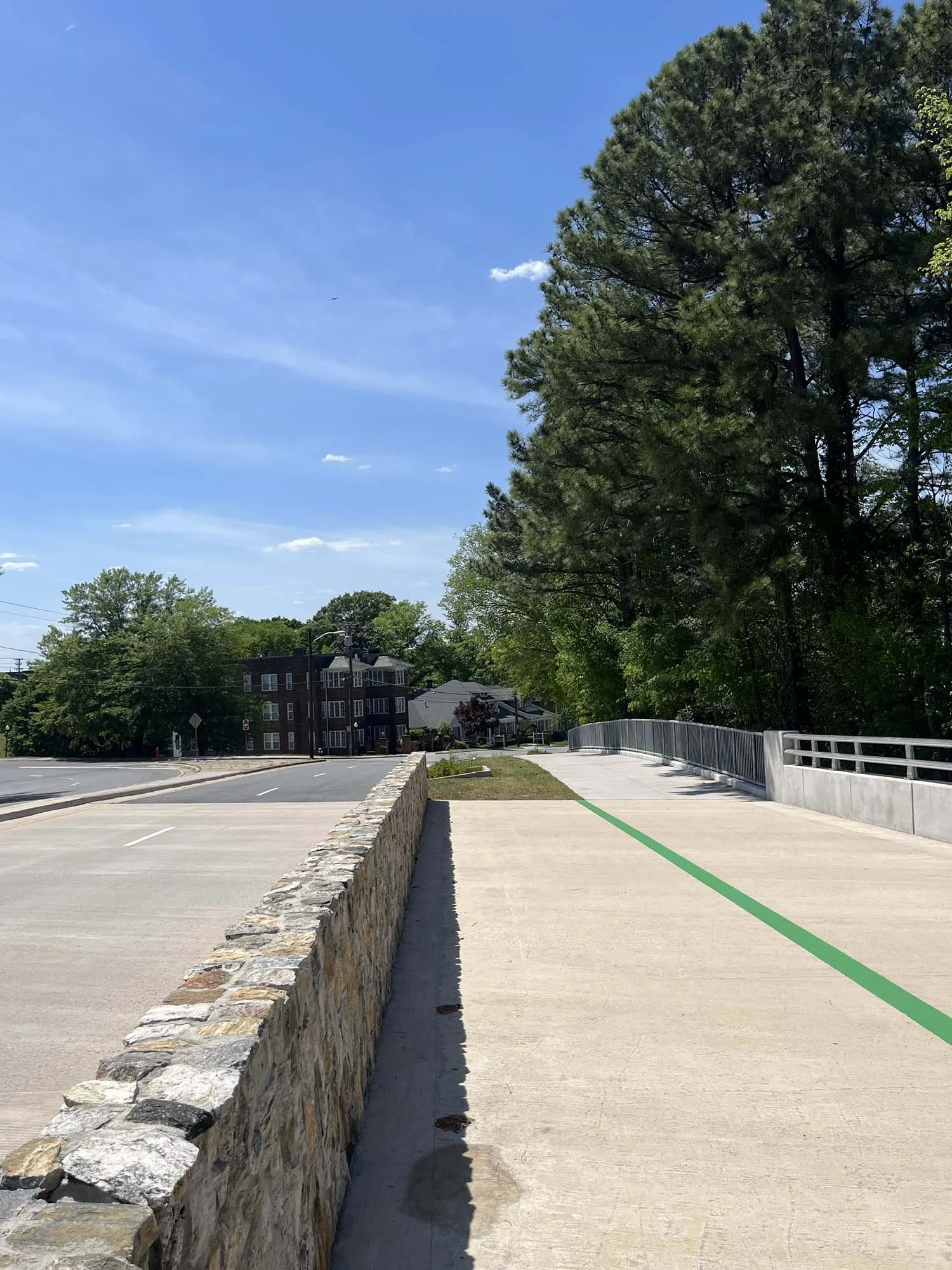 View along the Northern Branch