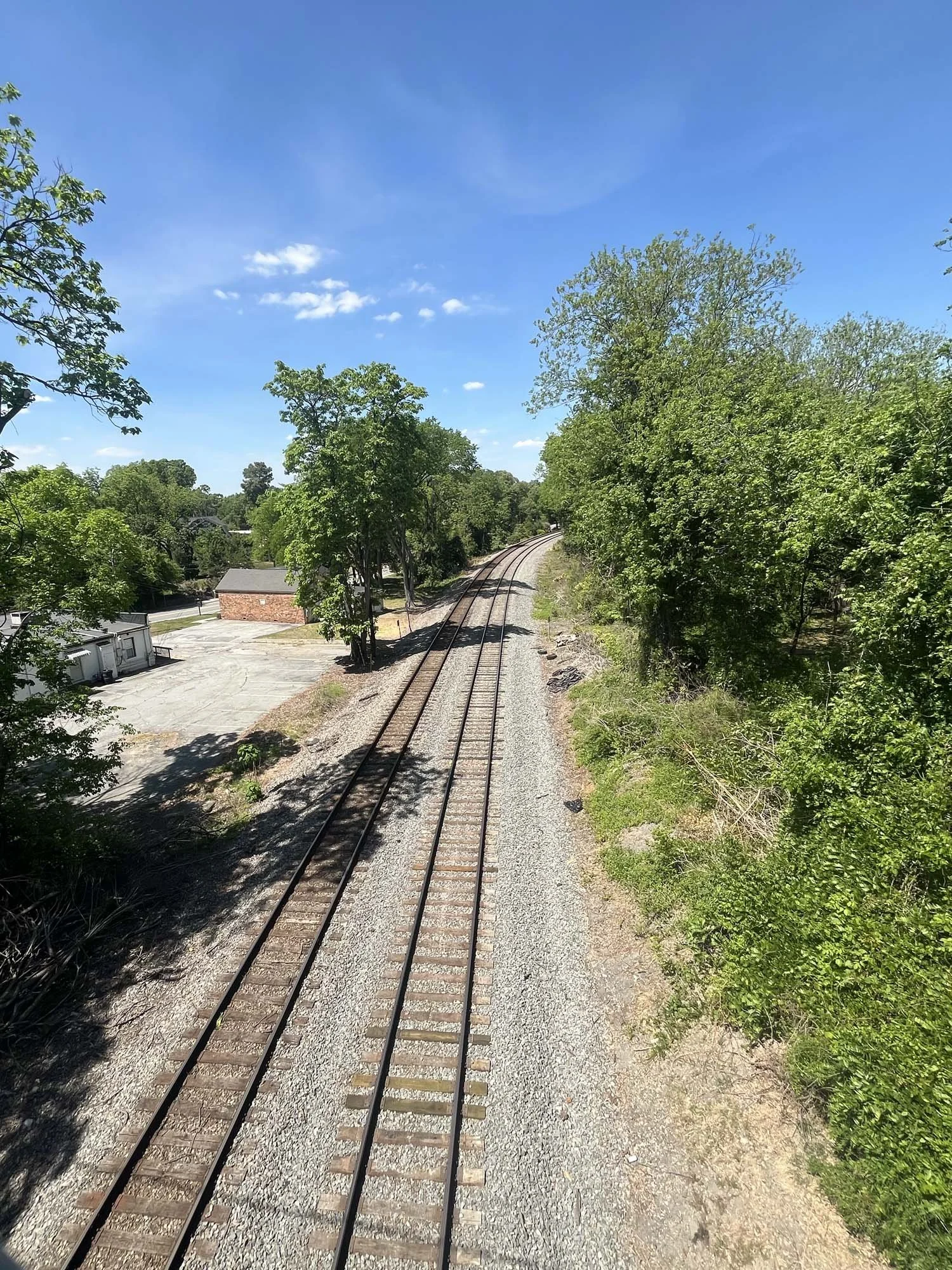 View of tracks along the Northern Branch