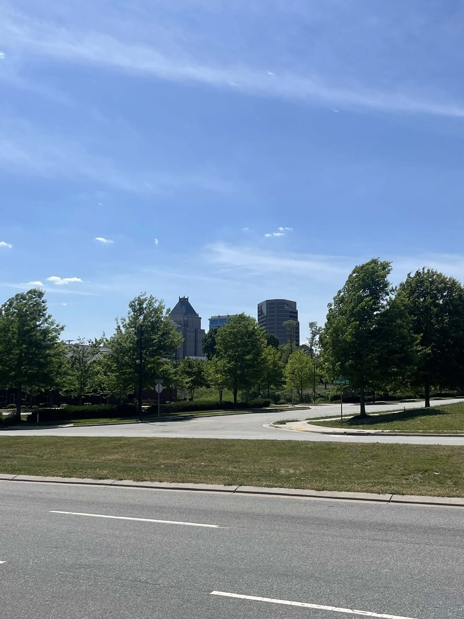 View of Downtown Greensboro from Eastern Branch