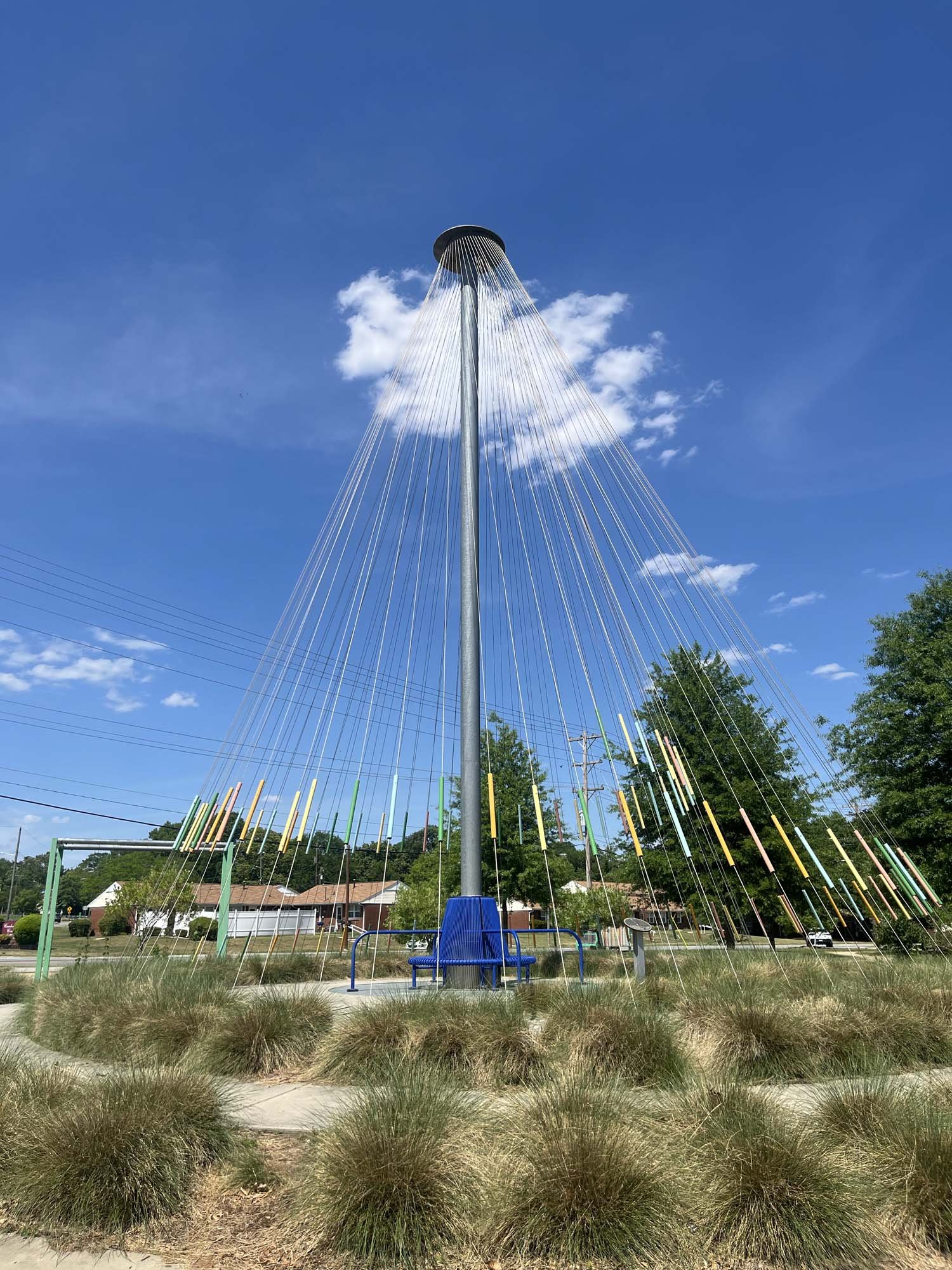 Public Art: "Revolution Cone," Woven Works Park