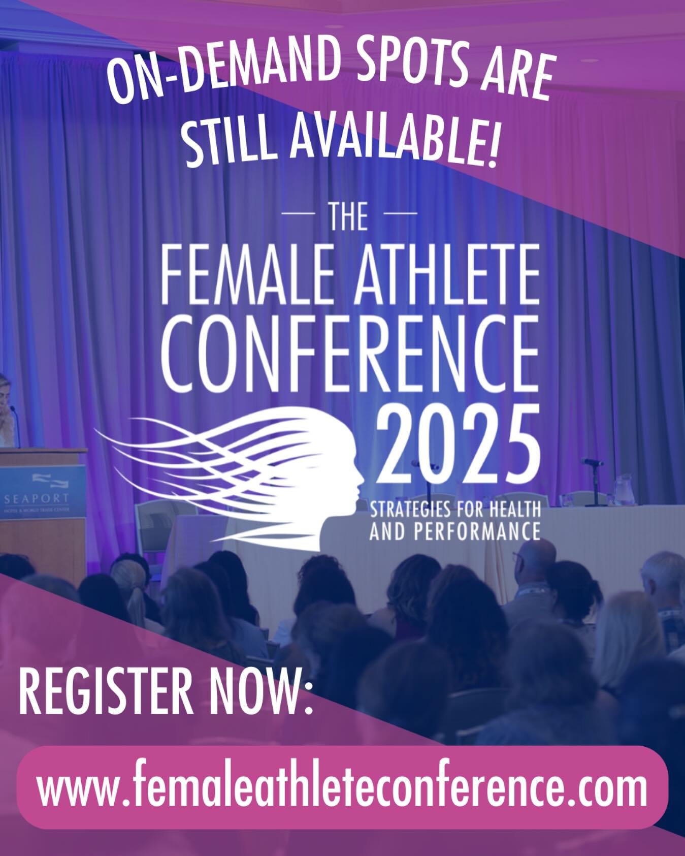 On-demand registration is still available for the 2025 Female Athlete Conference! Secure your spot today using the link in our bio
#2025FAC