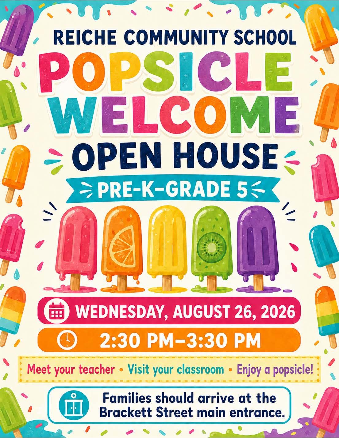 Back to School Popsicles