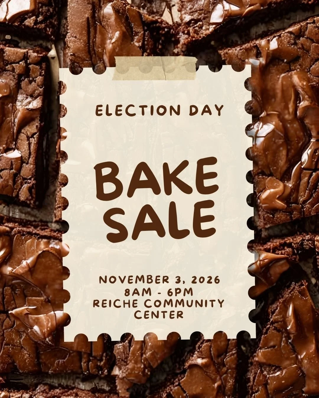 Election Day Bake Sale