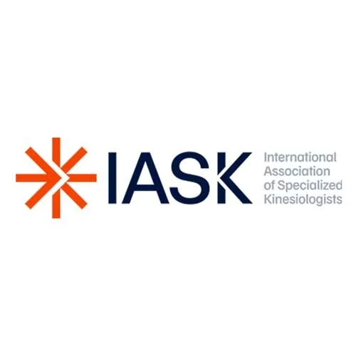 Logo of the International Association of Specialized Kinesiologists with an orange star-like symbol and the acronym IASK.