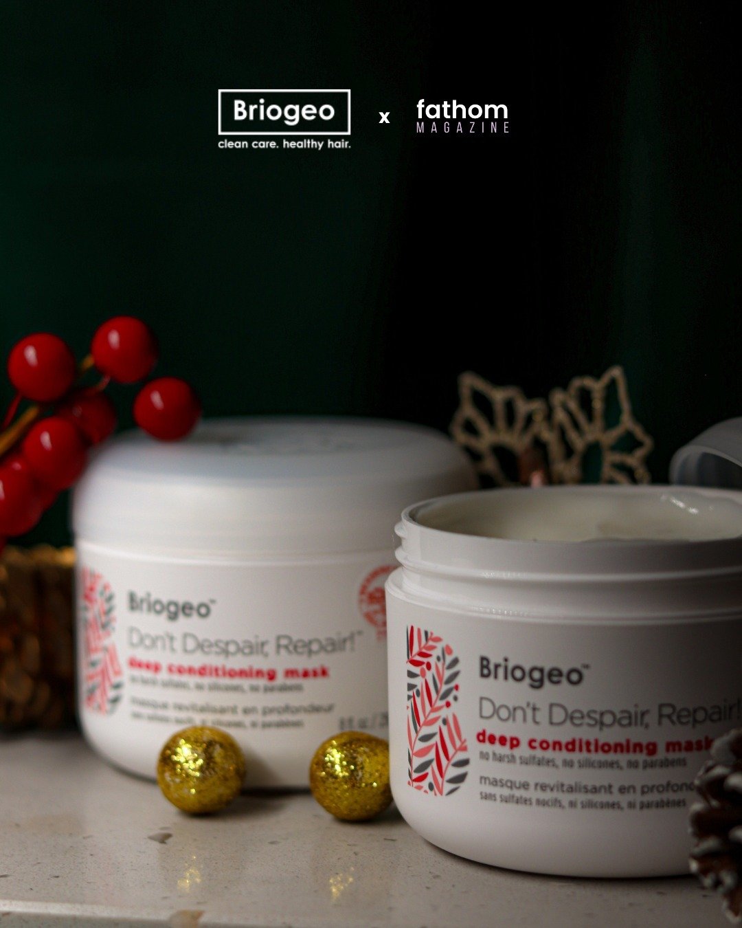 #Fathoms31Gifts Giveaway Day 1 

Meet your mane&rsquo;s new BFF: Briogeo's Deep Conditioning Mask! Packed with rosehip oil, B-vitamins, and algae extract, this 4x Allure Beauty Award winner gives your strands the TLC they deserve. Think stronger, shi