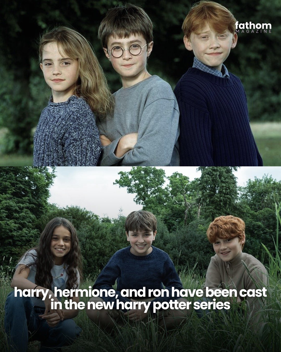The wait is over, Potterheads 🧙&zwj;♂️✨ After months of whispers and wand-waving speculation, the golden trio for the upcoming Harry Potter TV series has been revealed.

Dominic McLaughlin steps into the lightning bolt legacy as Harry, Arabella Stan