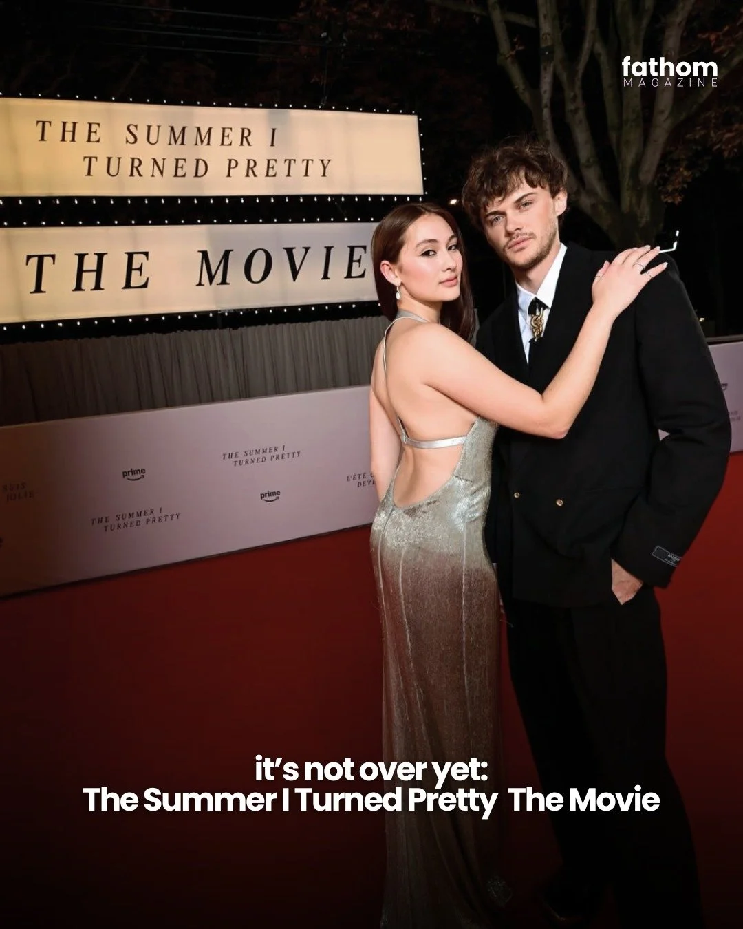 Jenny Han really said &quot;summer isn't over yet&quot; and announces that Prime has green lit a The Summer I Turned Pretty The Movie. 

Were we expecting it? No. But many fans were left wanting more and we are definitely here for more of TSITP! 

#b