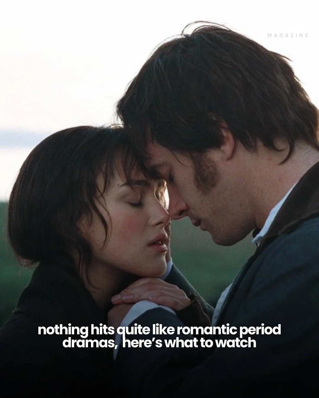 Oh to be loved by the original yearner; Mr Darcy. 

Here are our picks of romantic period dramas to keep you in those feels as we wait for more to come; Bridgerton Season 4, Pride &amp; Prejudice the series, and The Buccaneers Season 3. 

Do you have