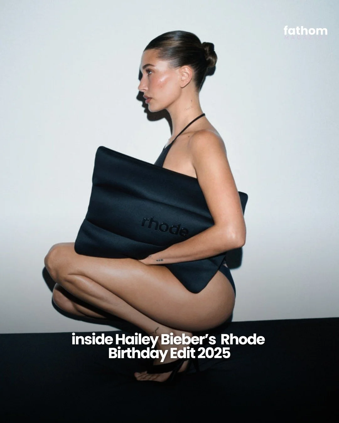 Hailey Bieber has released the deets on her birthday collection; Rhode Birthday Edit 2025. 

Included in the collection are her iconic iPhone lip case and a snap on lip case, new scented peptide lip tints, an oversized bubble bag, and more. 

The pro