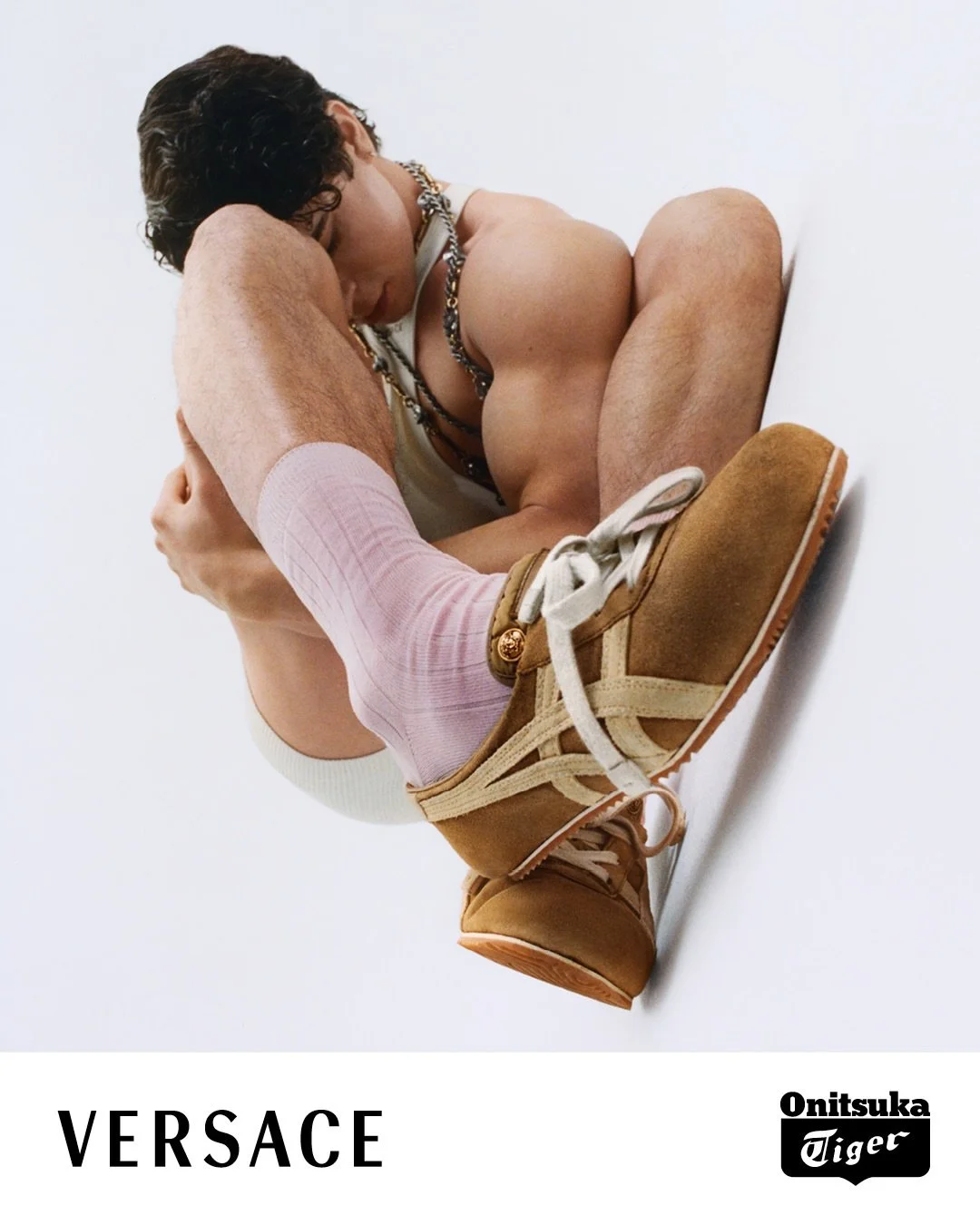 East meets Italian opulence.

Onitsuka Tiger and Versace step into Spring/Summer 2026 with a collaboration that fuses heritage and high fashion, first unveiled at the Milan presentation last September. Inspired by the iconic TAI-CHI archive model, th